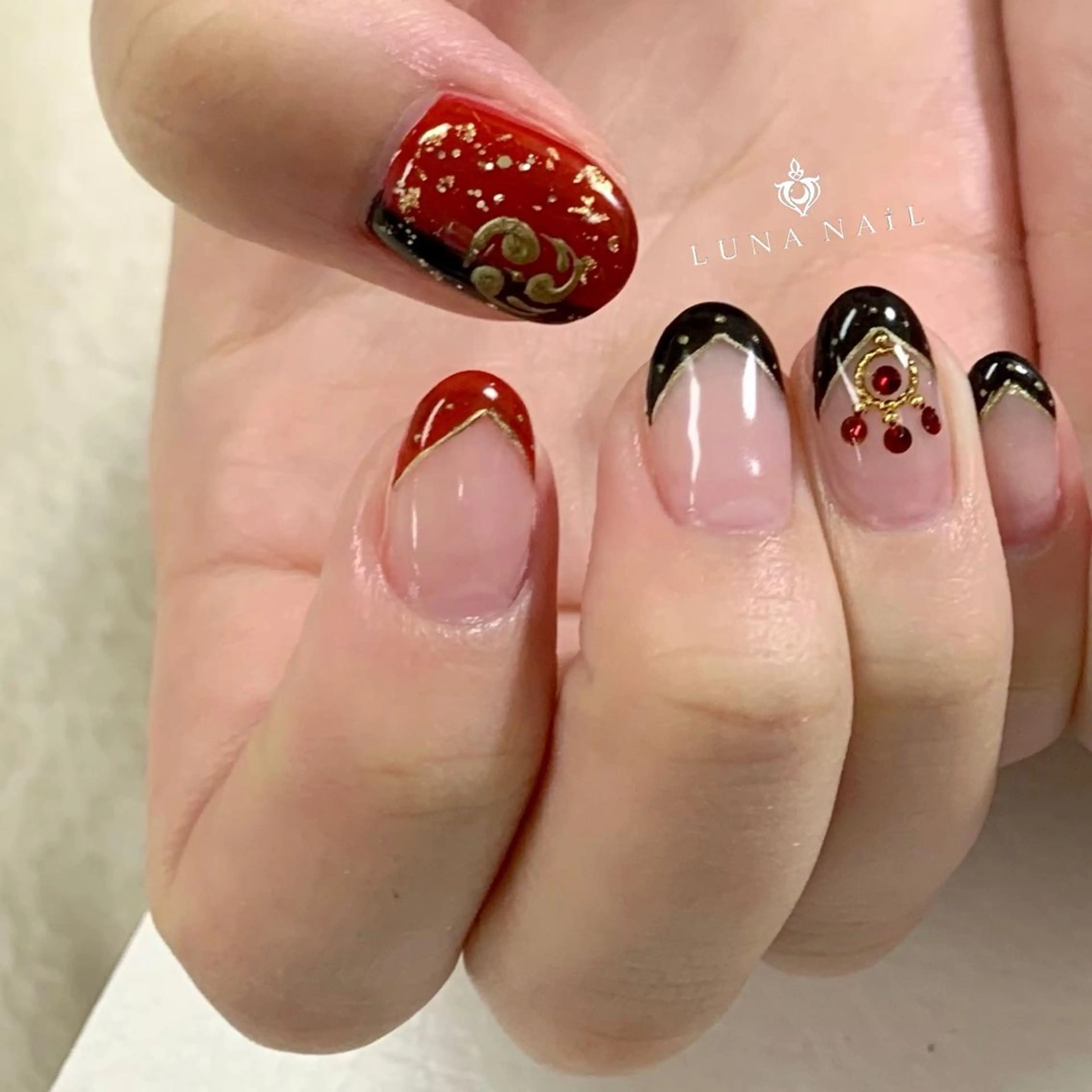 ネイル ハンドネイル アトリエ　ミモザ所属・いまむら あかりのネイルデザイン