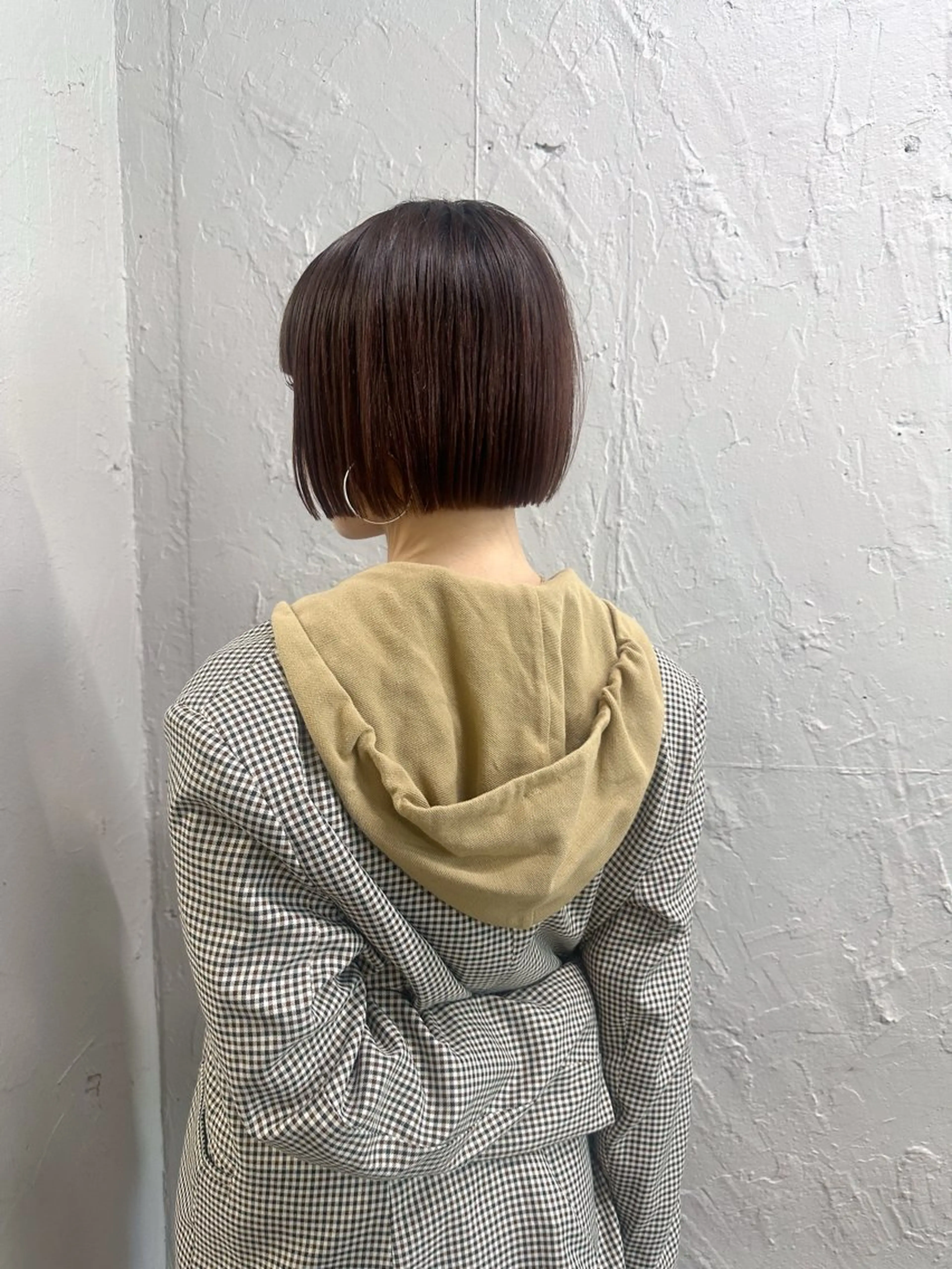 ショート ボブ ボブ/顔周りレイヤー 似合わせcut🪽のヘアスタイル