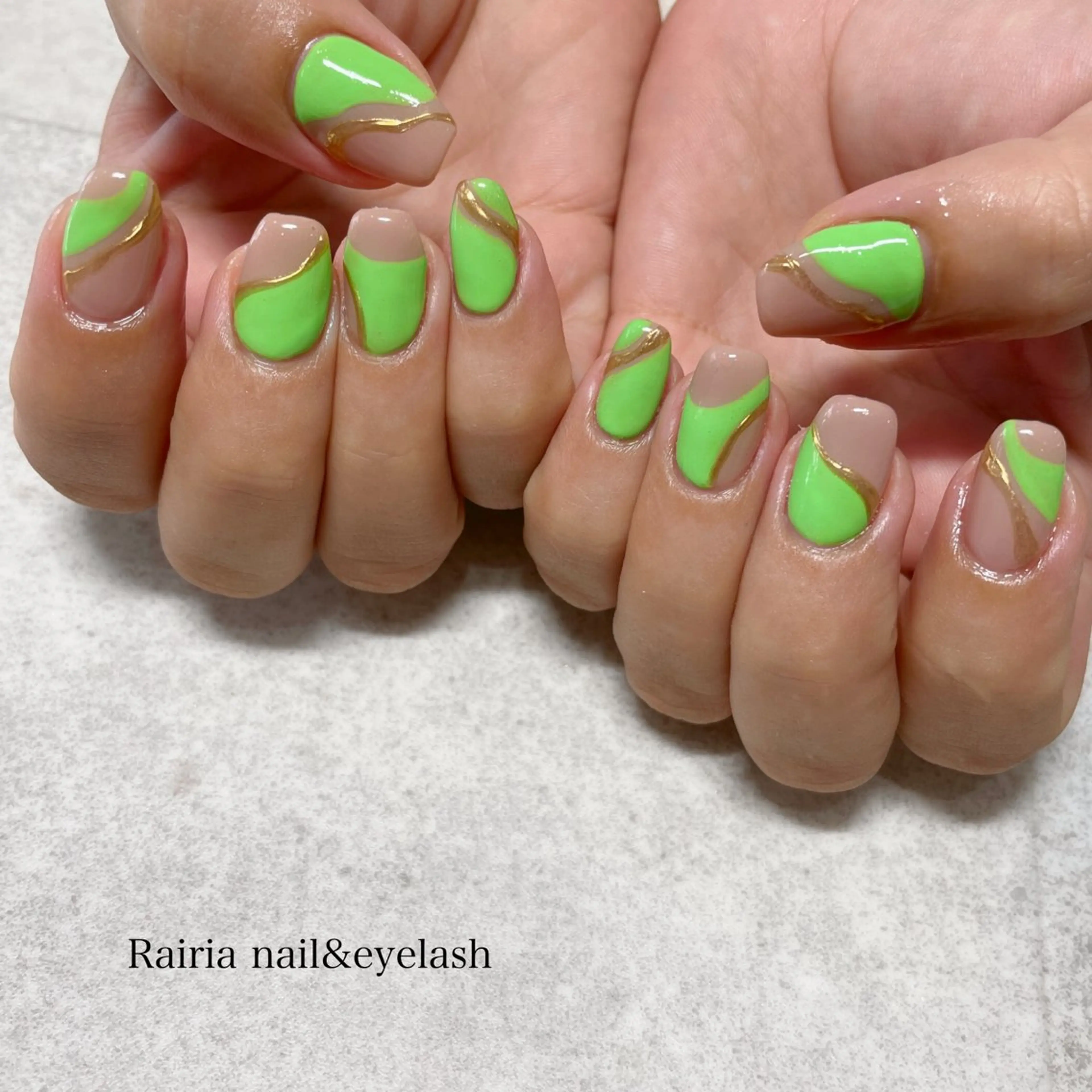 ネイル 持ち込み ハンドネイル Rairia nail&eyelash小岩店所属・Rairianail 小岩店のネイルデザイン