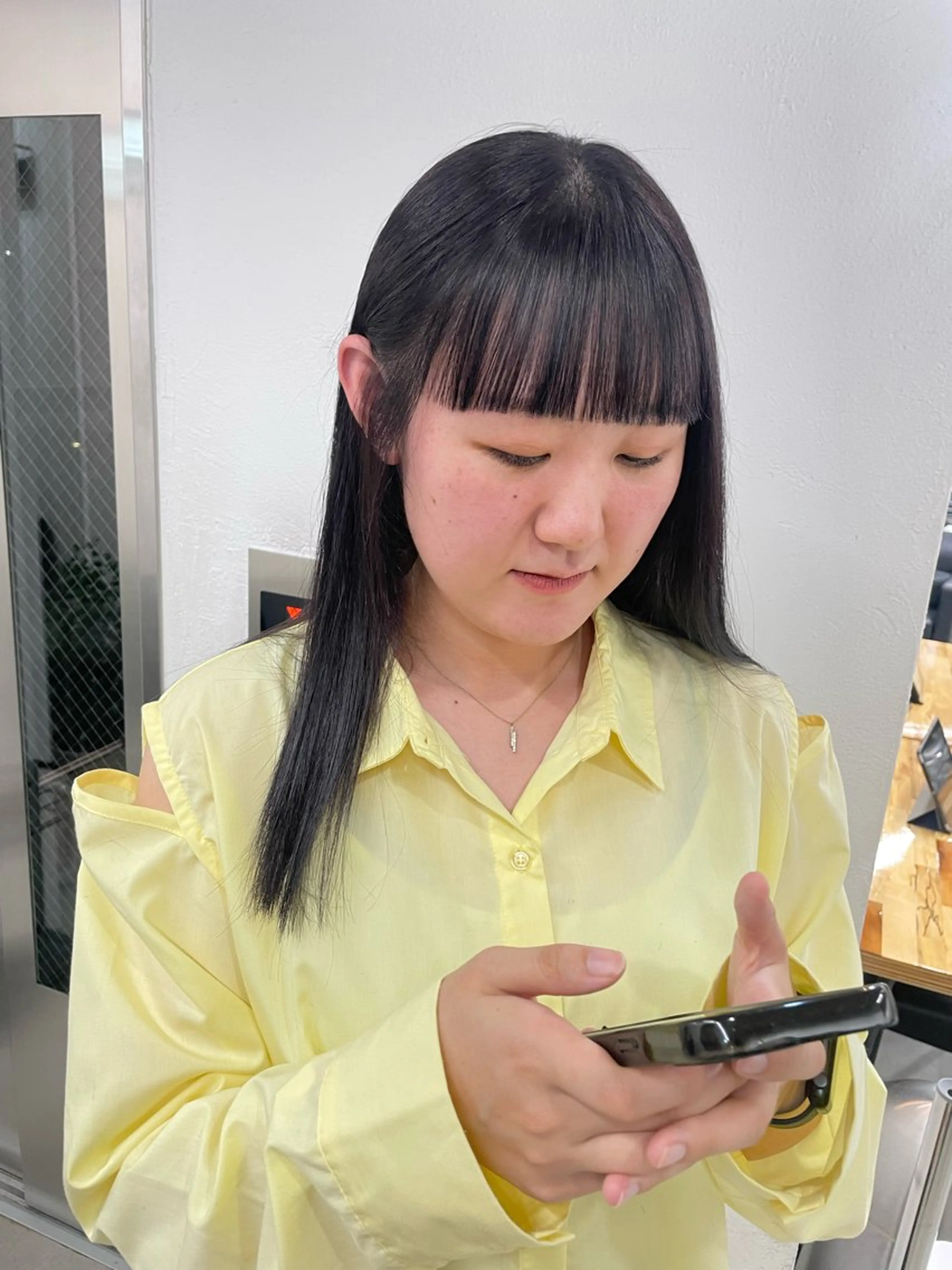 セミロング カット ヘアカラー トリートメント Rico / bob/グレージュのヘアスタイル