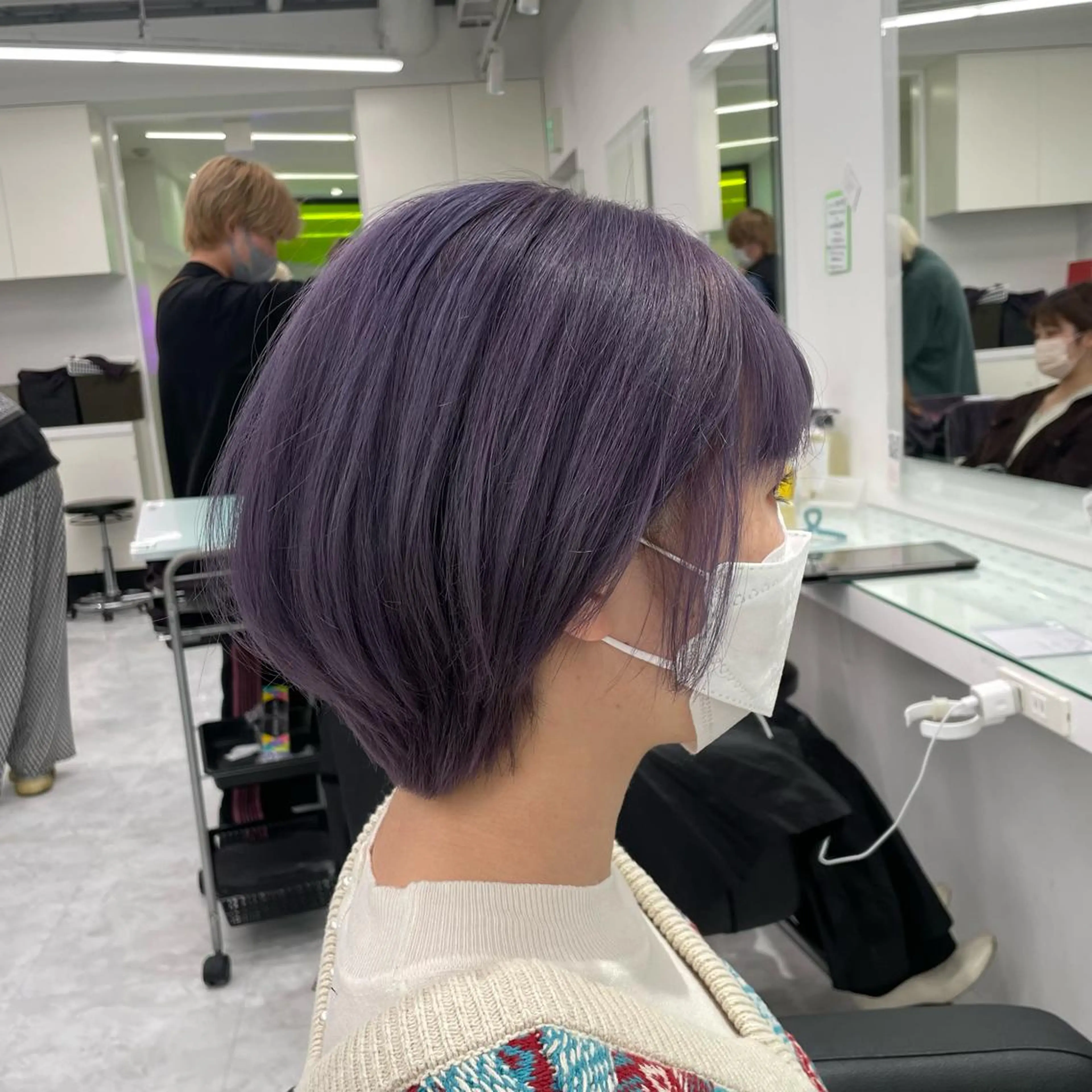 ショート カラー ヘアカラー トリートメント ヘッドスパ ヘアセット 暖色🩷透明感カラー ♡Maika♡のヘアスタイル
