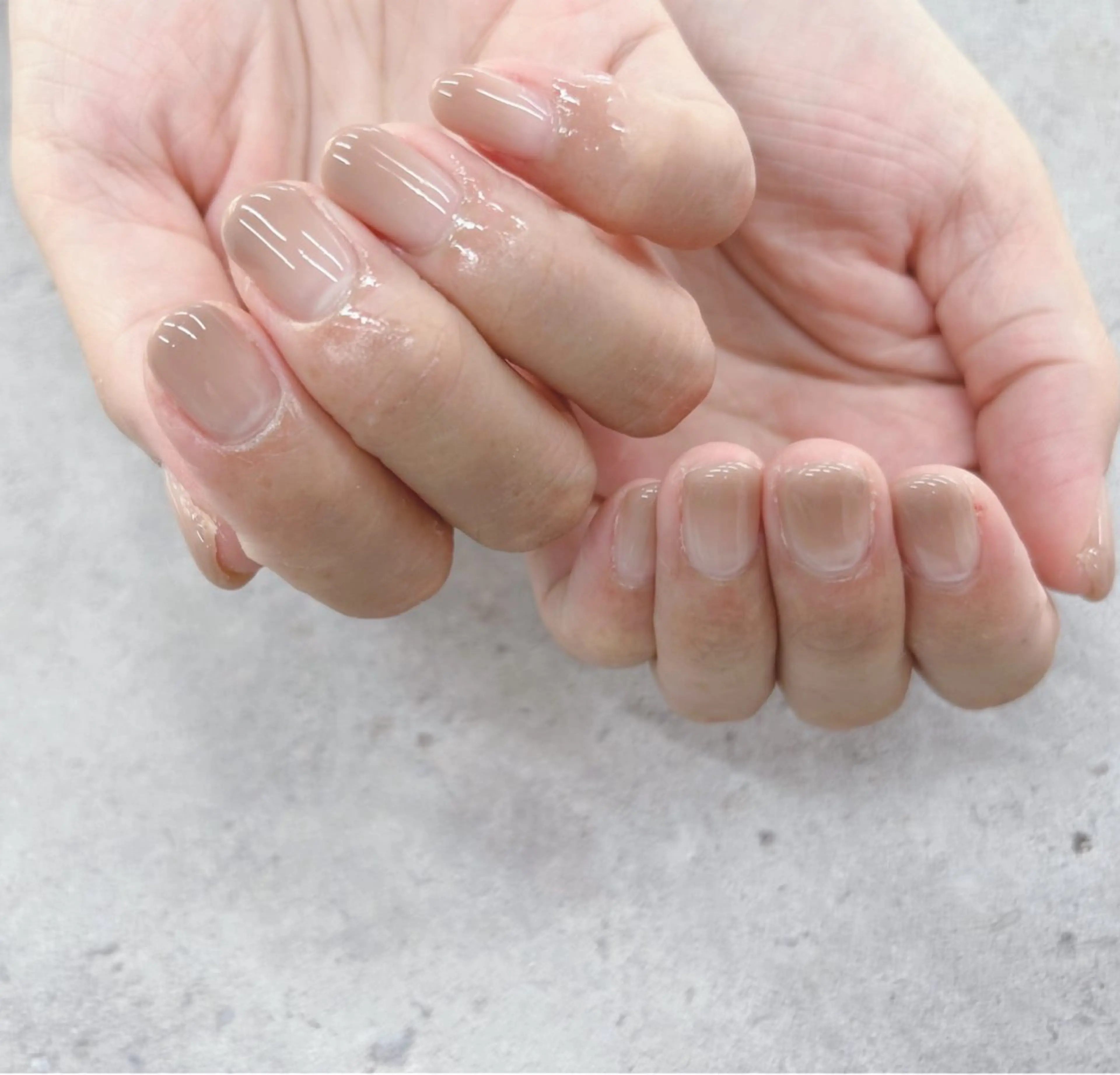 ネイル ブラウン ハンドネイル Nail Salon agré所属・agré ネイルサロン　アグレのネイルデザイン