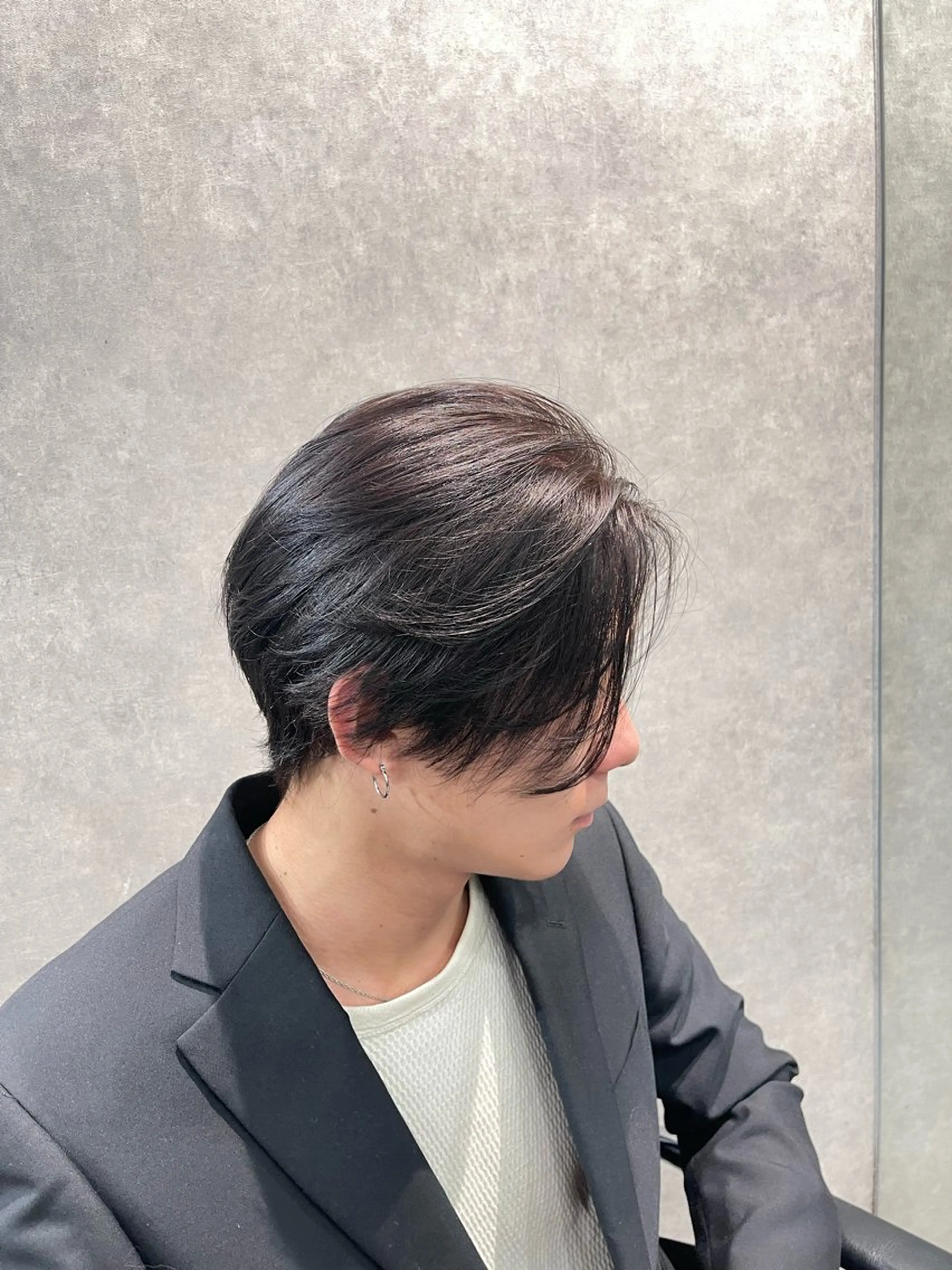 カラー メンズ メンズハイライト ハイライトカラー REDEAL所属・上村 光希のヘアスタイル