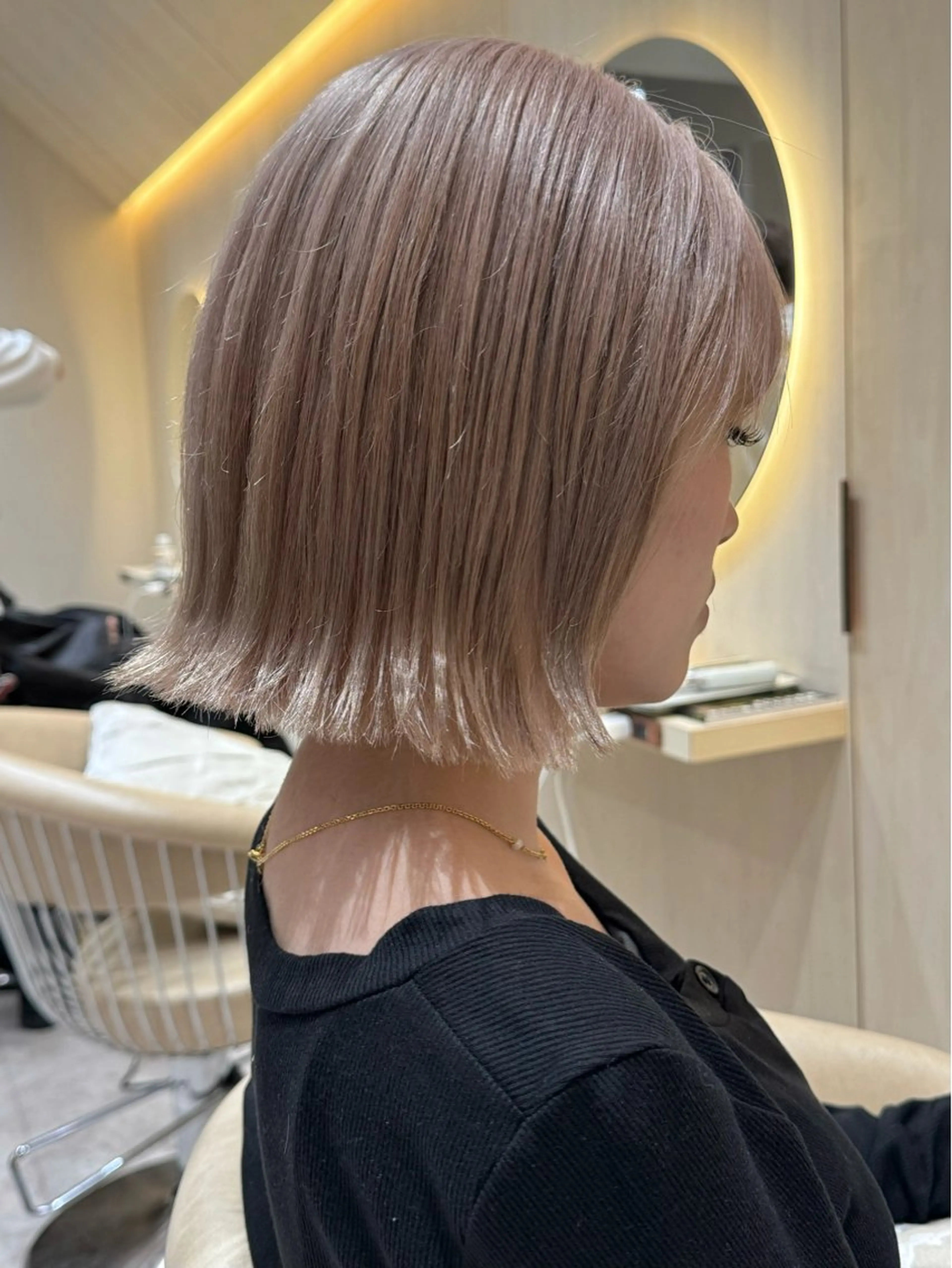 ミディアム カット ヘアカラー 🩵縮毛矯正・ボブ 岩原朋也🩵のヘアスタイル