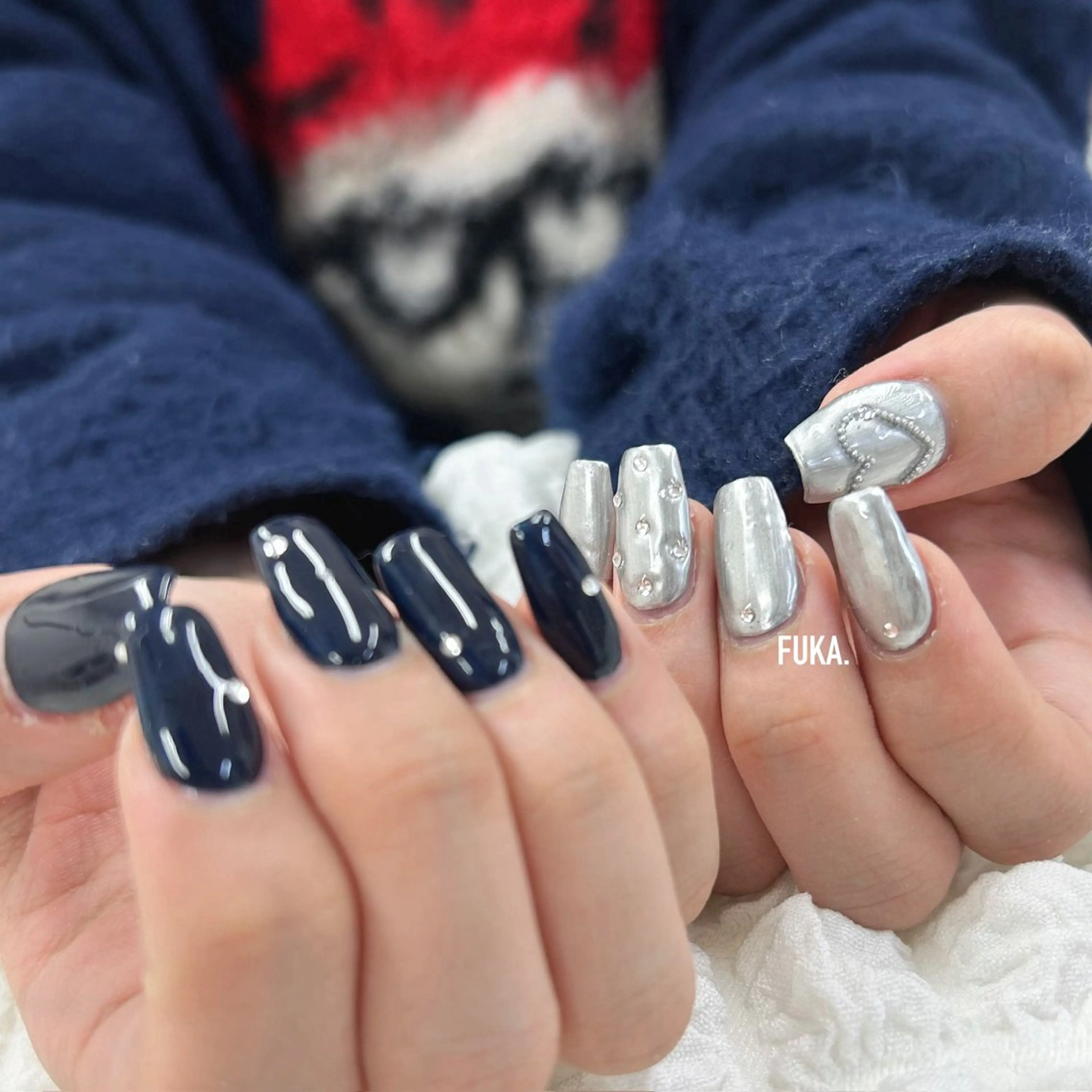 ネイル 長さ出し スカルプネイル ネイルチップ ハンドネイル ネイルサロンAnela【アネラ】所属・Nail♡Fuka. /2月予約受付中のネイルデザイン