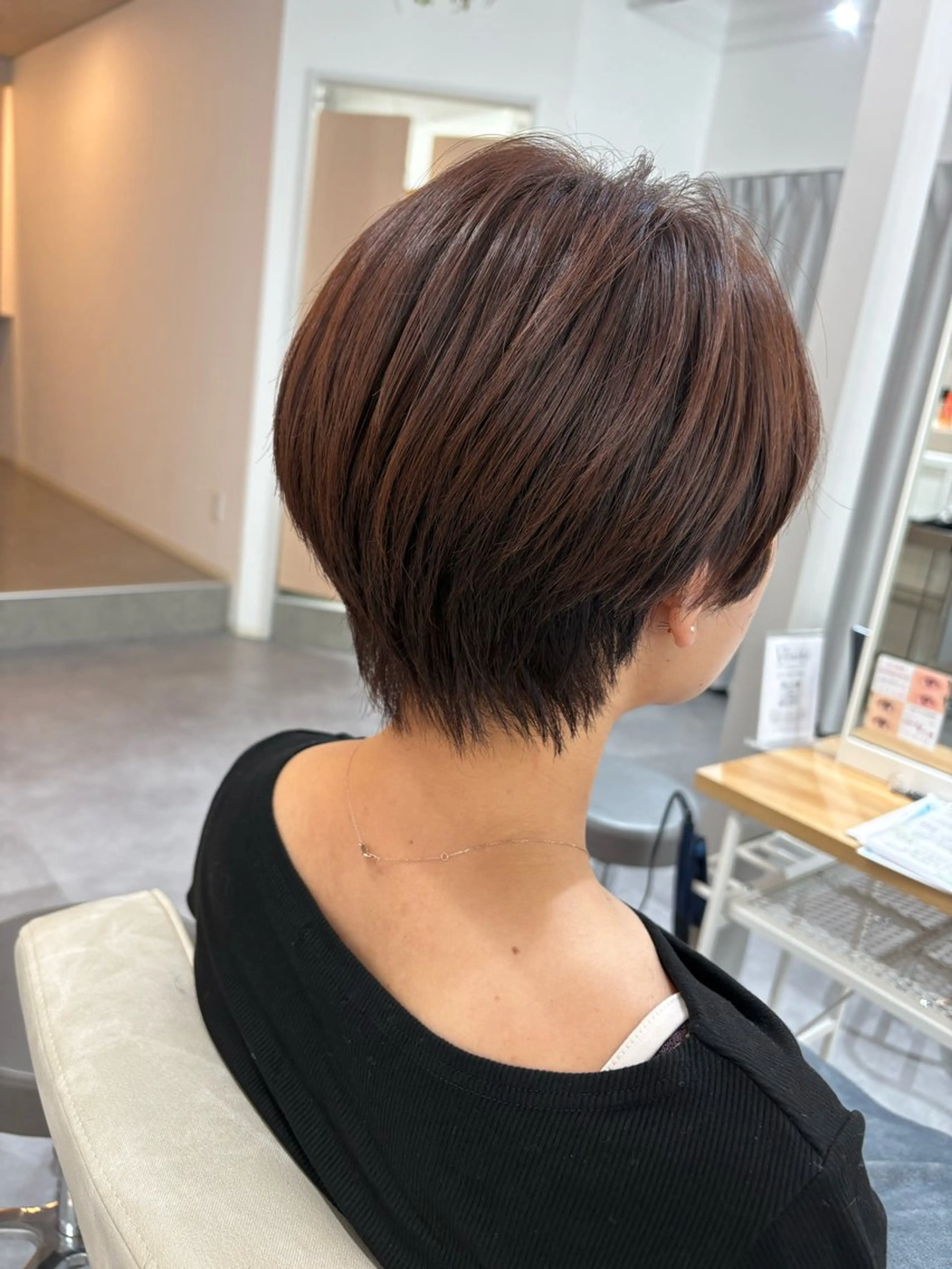 ショート ショートヘア 骨格、カラー診断士 ✂️淡中円花のヘアスタイル