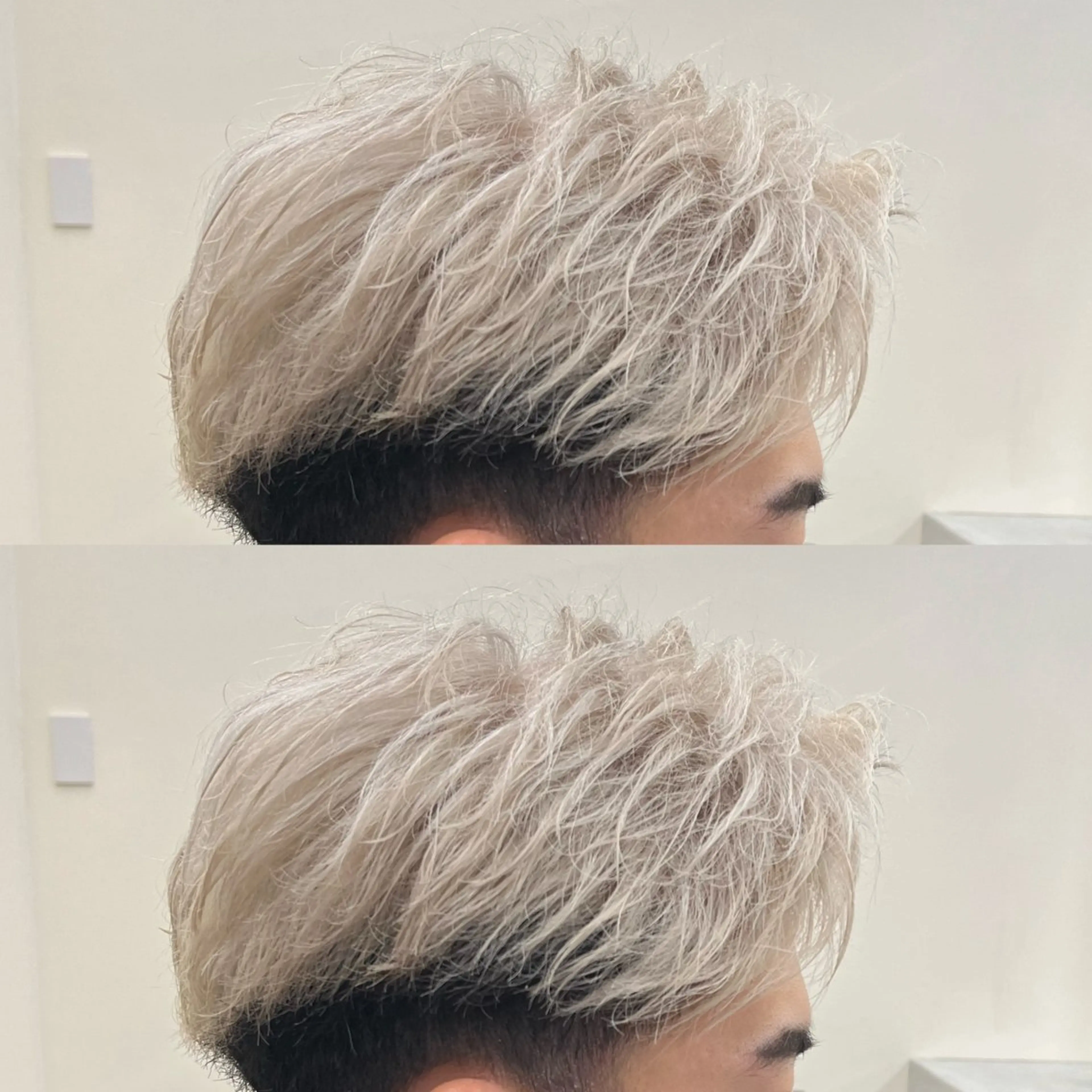 カット＋ブリーチカラーの写真