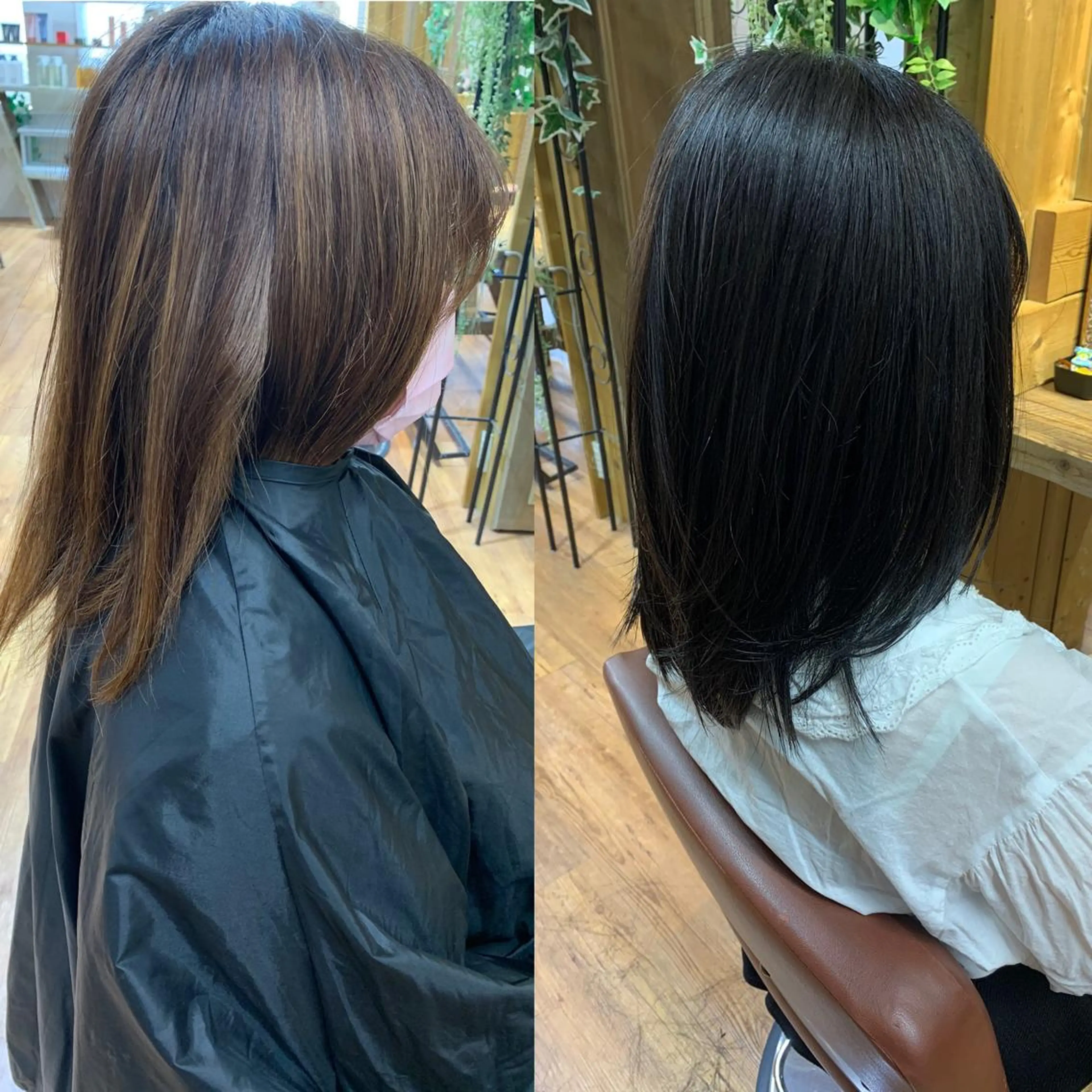 ミディアム カラー 亀田 泰生のヘアスタイル