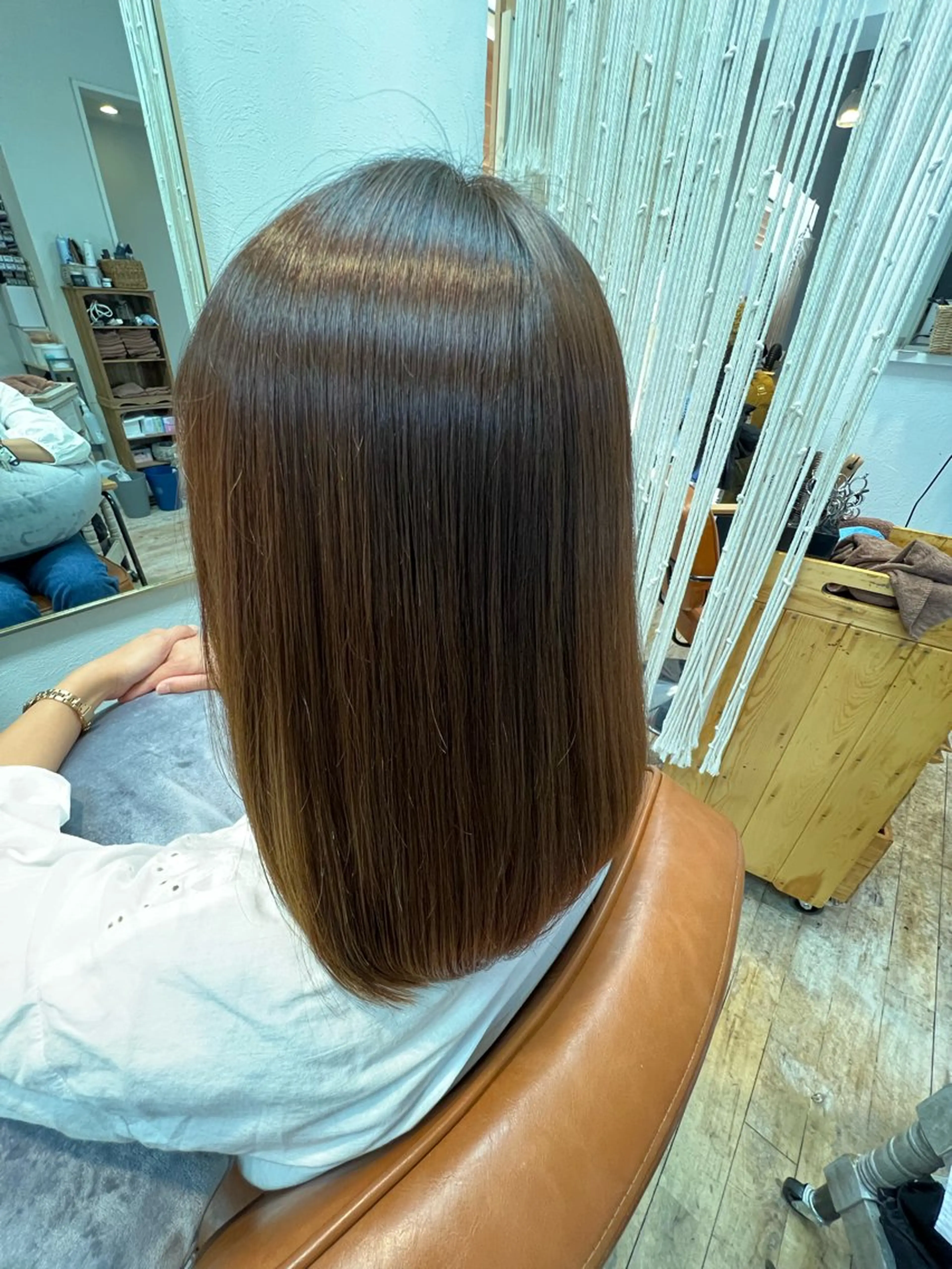 カット＋髪質改善カラー＋トリートメントの写真