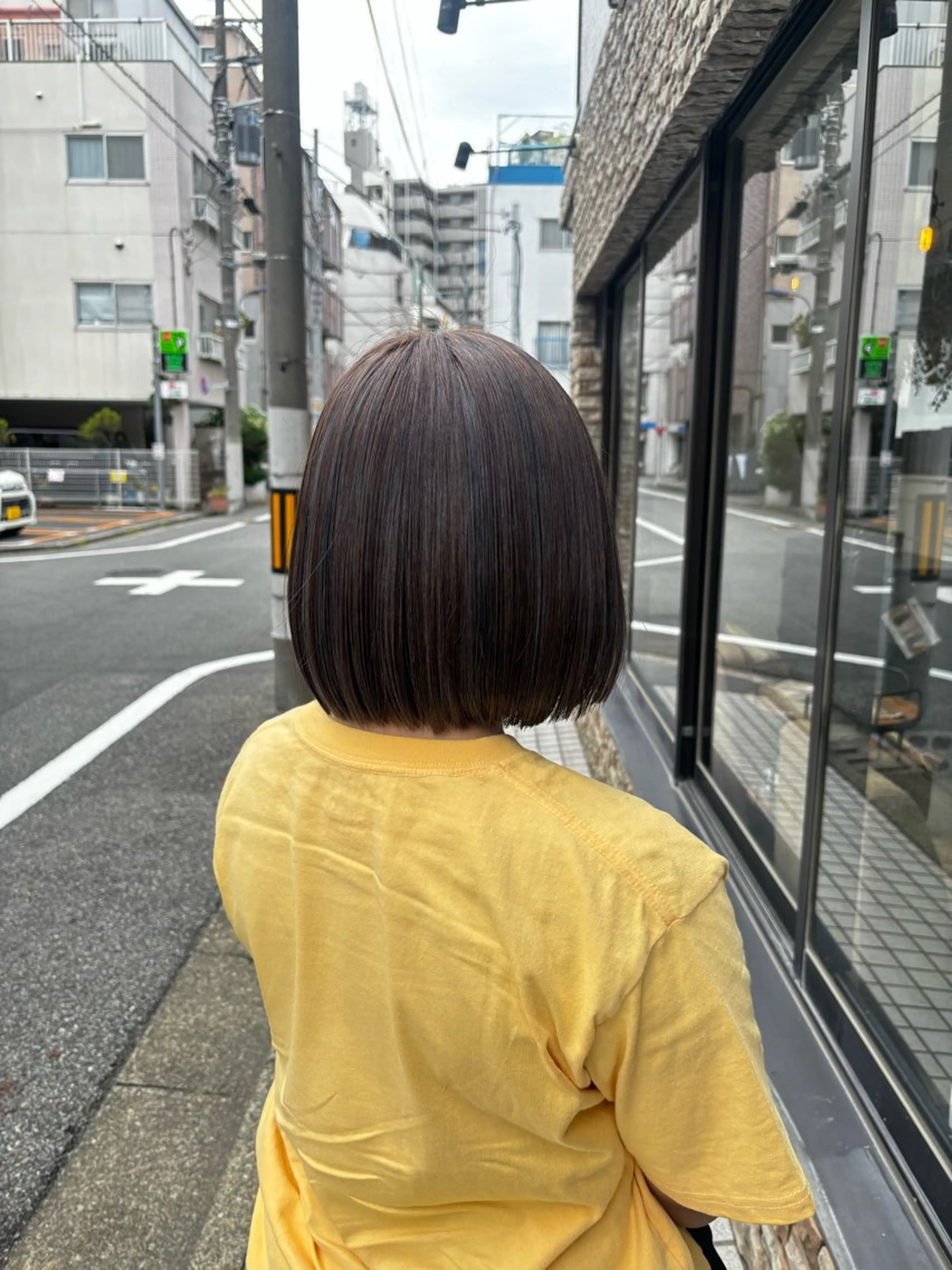 ショート カラー デザインカラー ボブ カット ヘアカラー 🍒サクラ🍒 /透明感カラー/艶髪のヘアスタイル