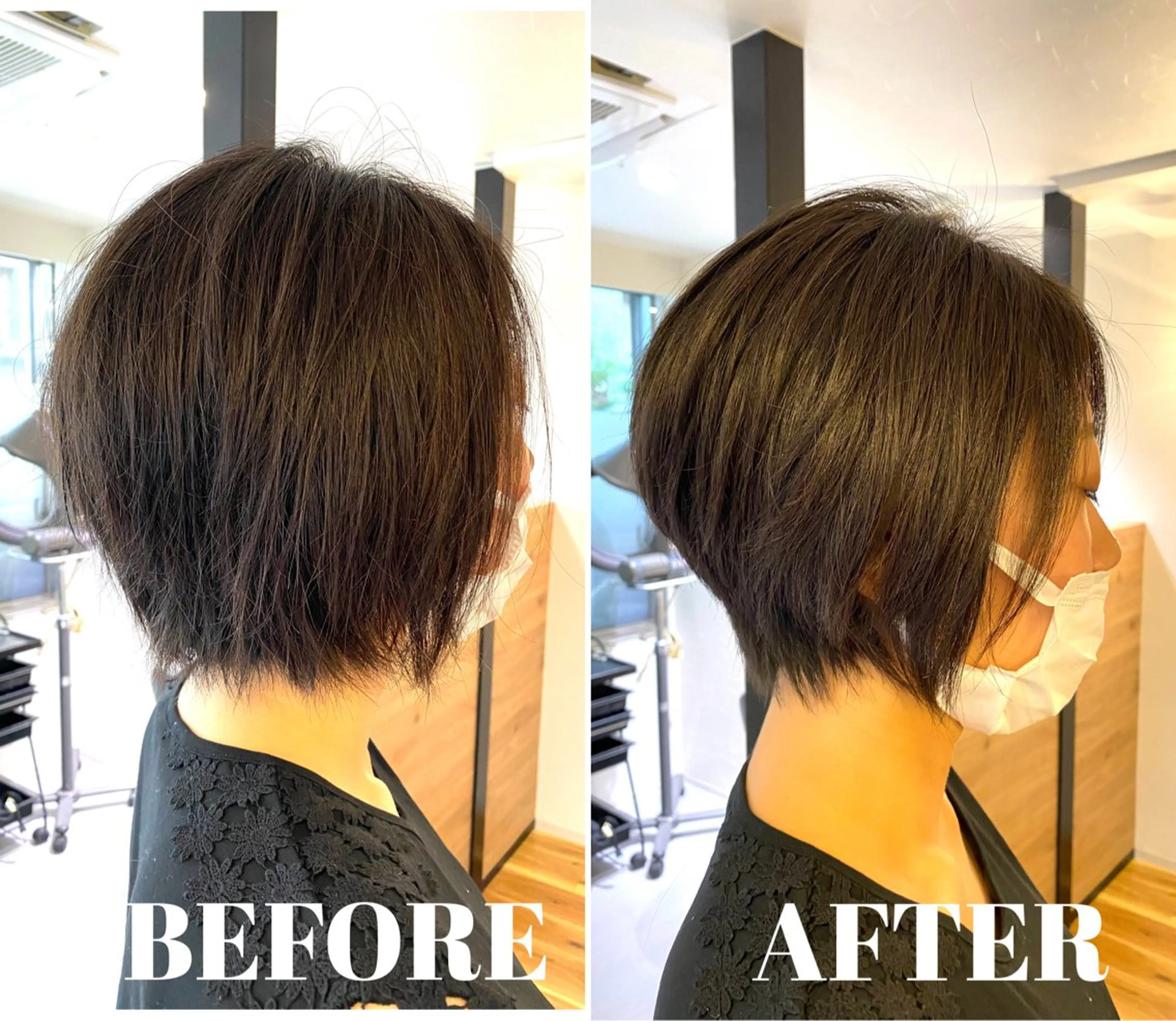 ショート WHAT COMES AROUND ...所属・イワ ハシのヘアスタイル