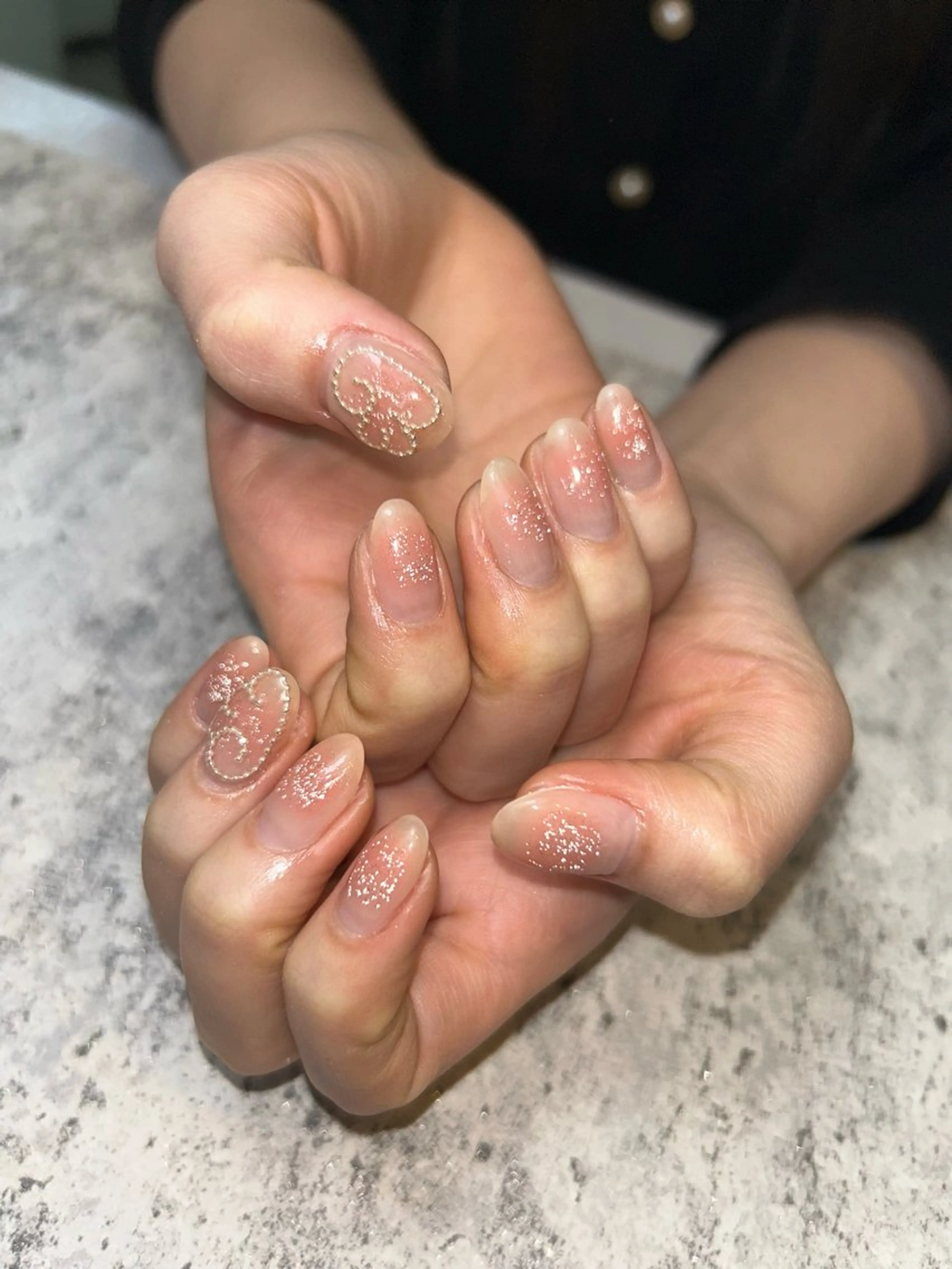 ネイル チークネイル フラッシュネイル ネイルサロンmuumii所属・東十条muumii ネイルまつ毛のネイルデザイン