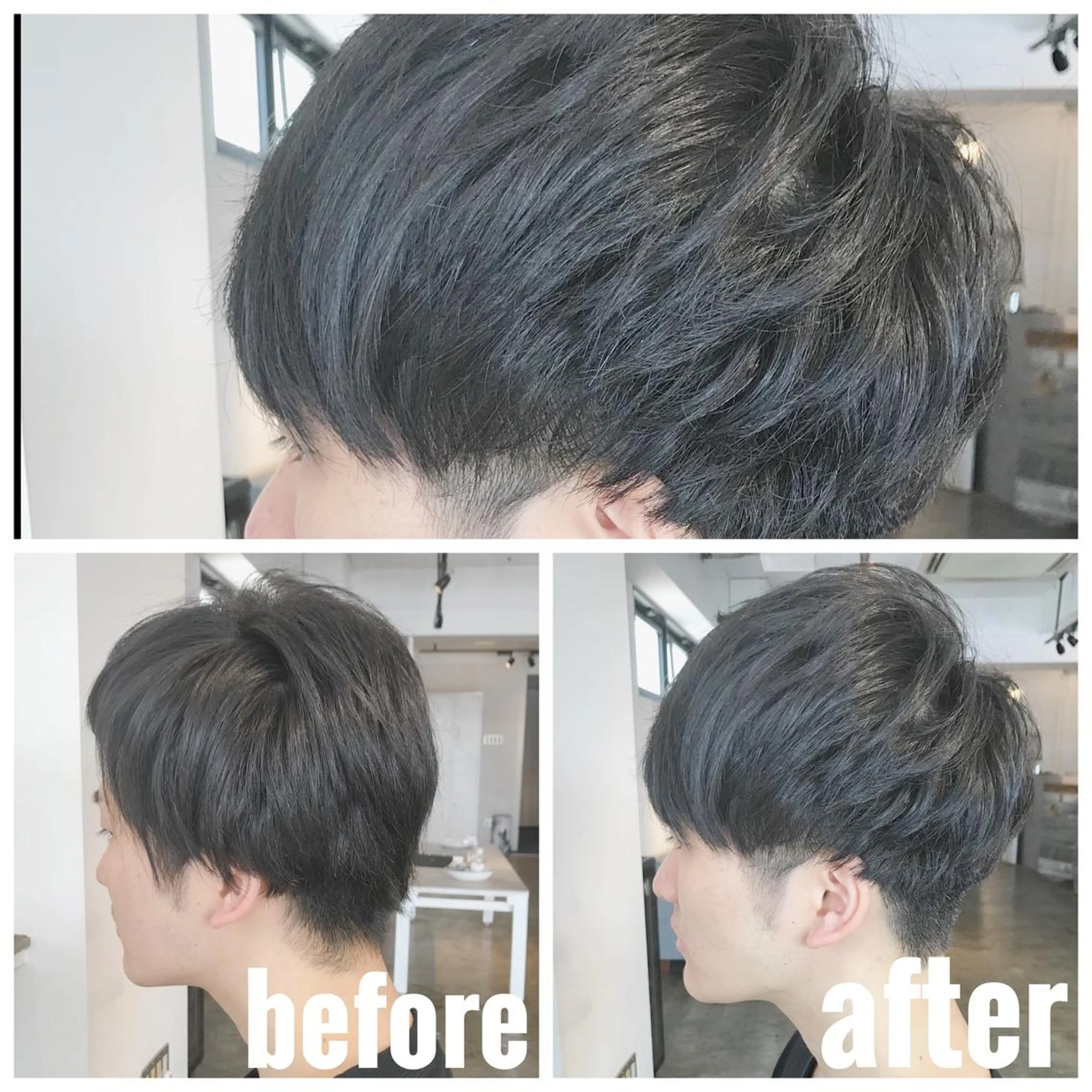 ショート メンズ マッシュ カット トリートメント BOB🌟ハイトーン /ブリーチ/TAKUのヘアスタイル