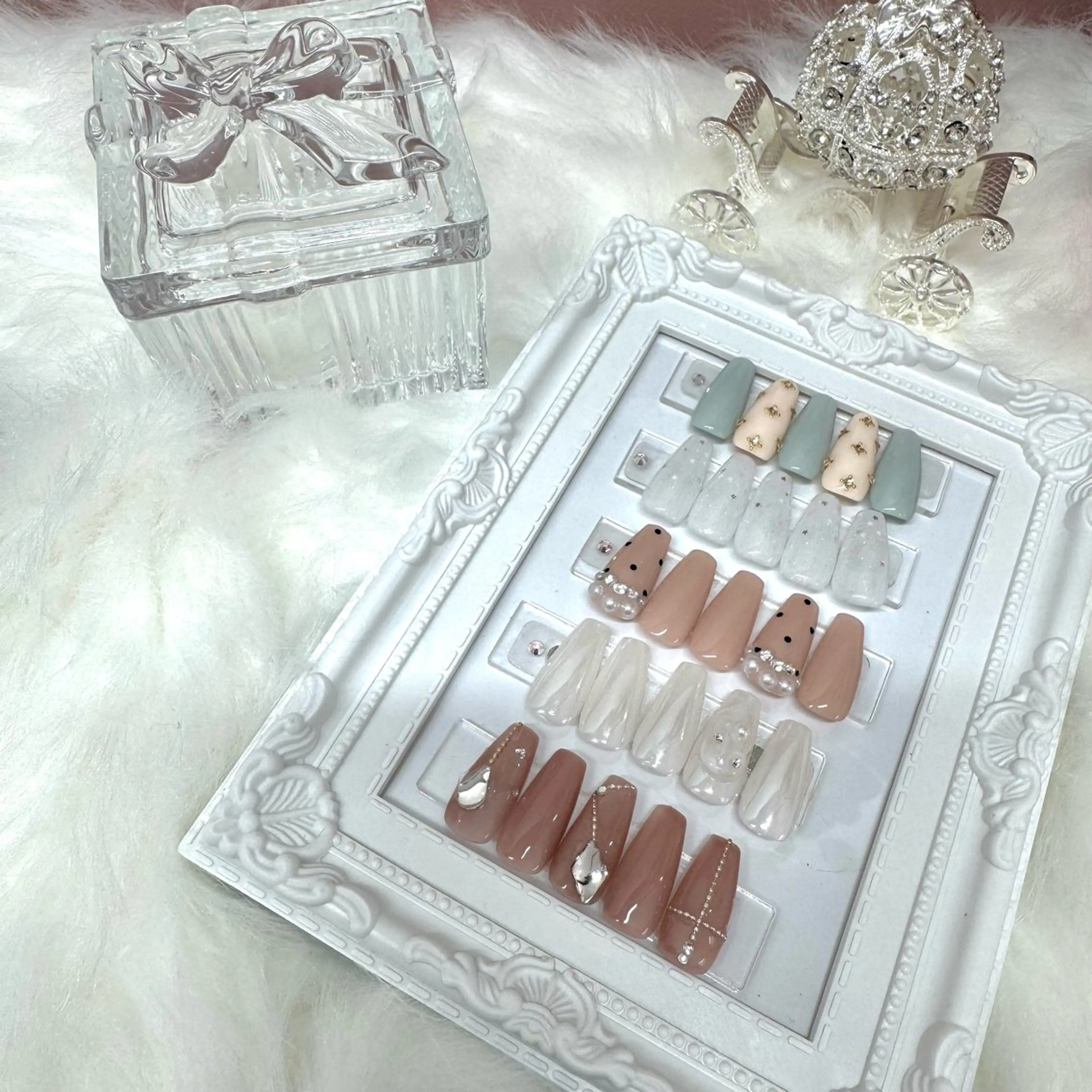 定額コース¥8000（オフなし！）【色・パーツ全てカラー変更可能💗✨】別途料金パーツ追加可能🦋の写真