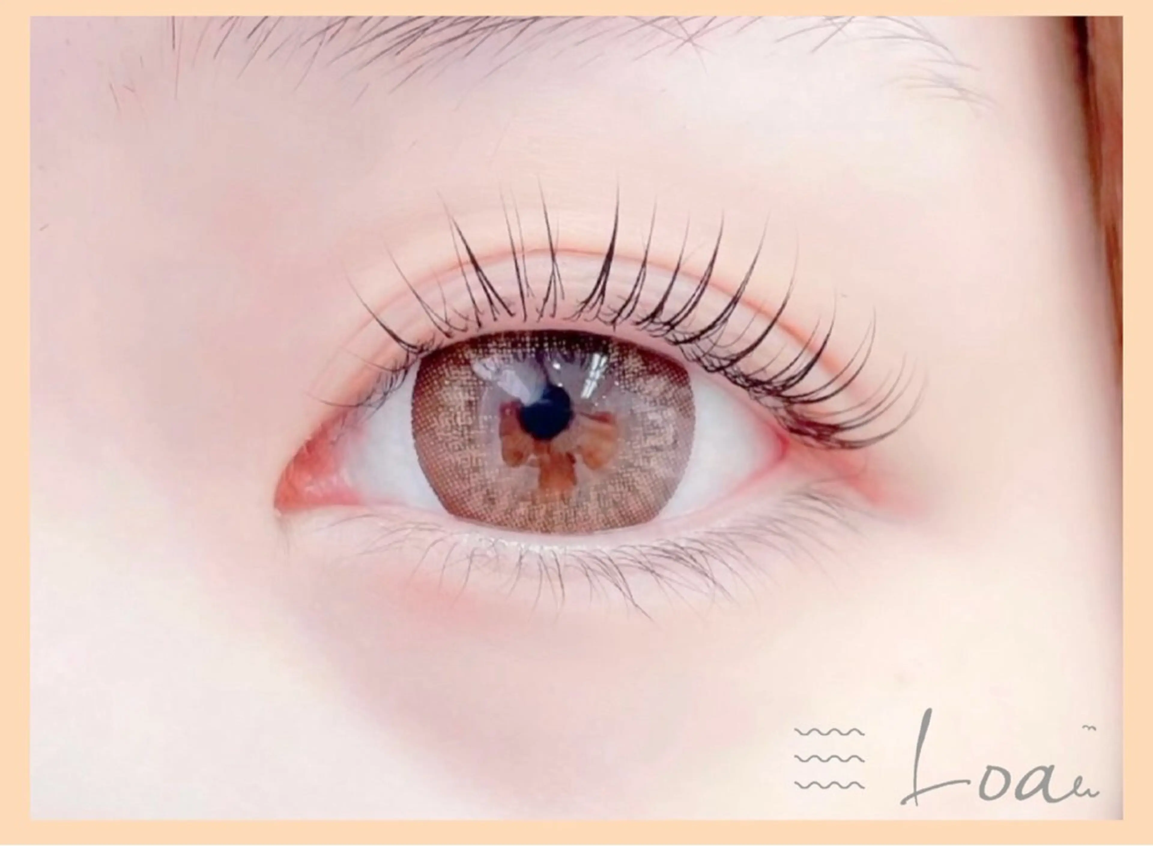 マツエク・マツパ Loa梅田所属・ながさわ ゆづきのマツエク・マツパデザイン