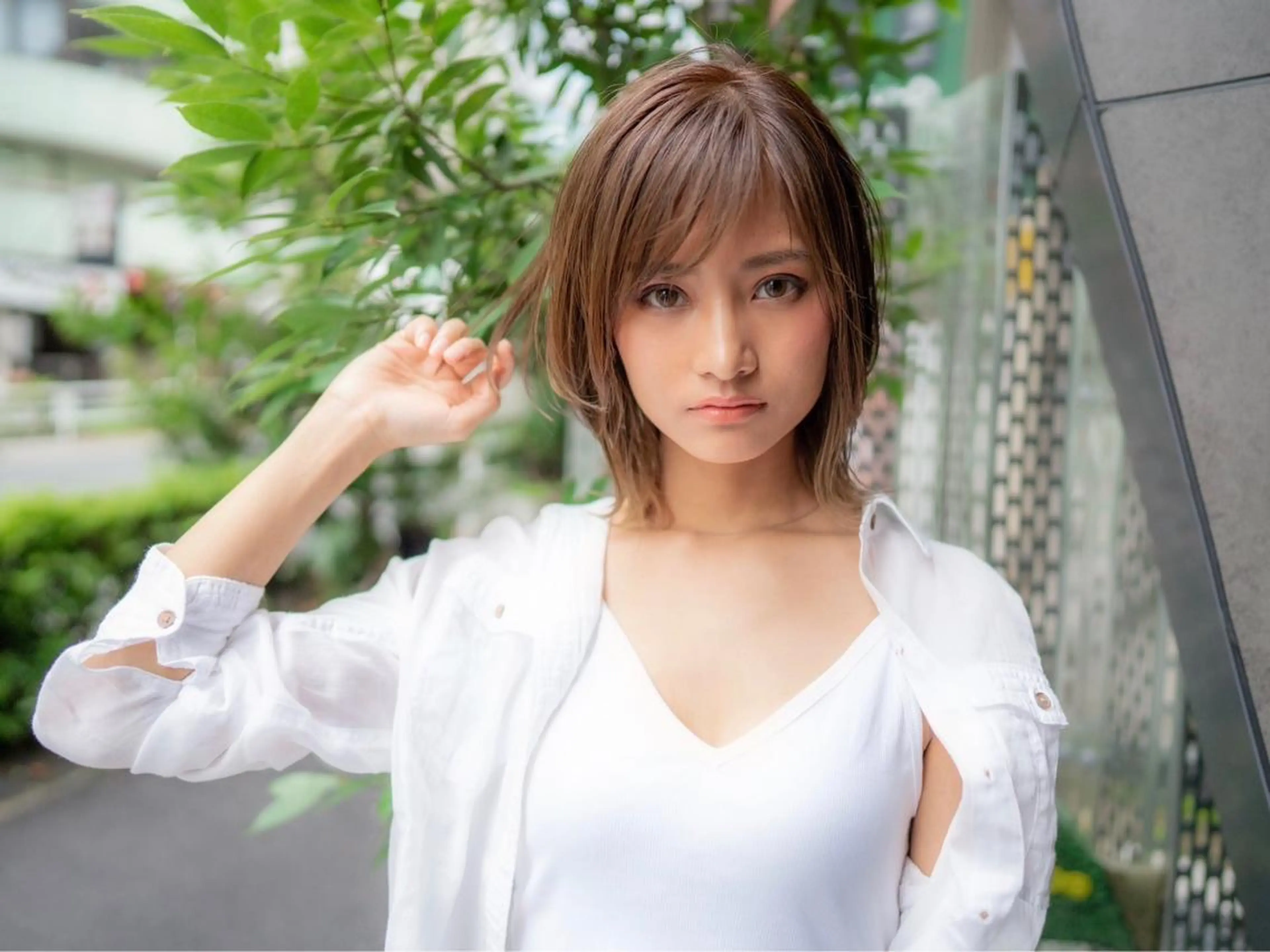 ミディアム カラー ヘアカラー トリートメント 🉐レイヤー/塩見 弘樹🉐渋谷のヘアスタイル