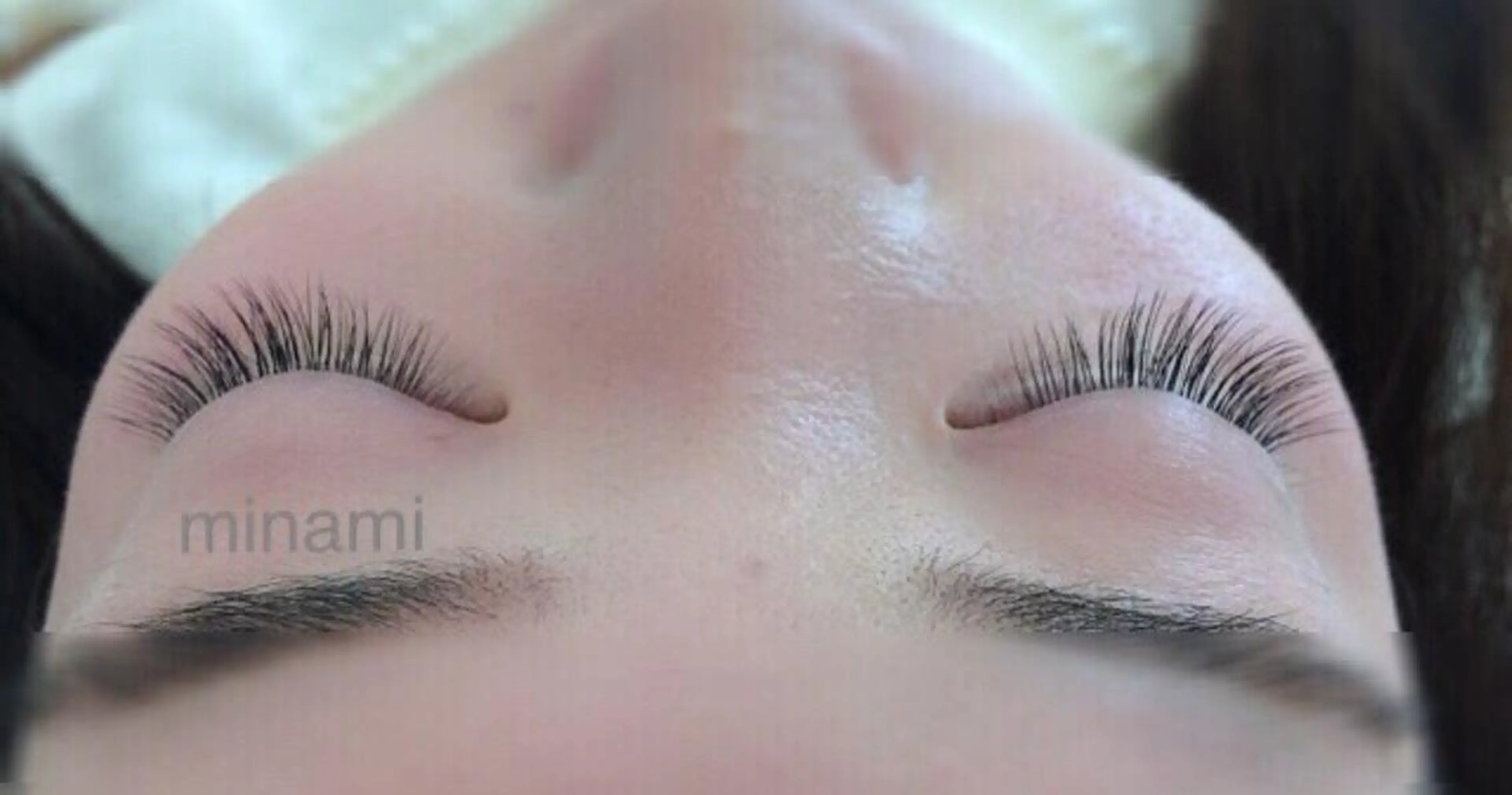 マツエク160本までの写真