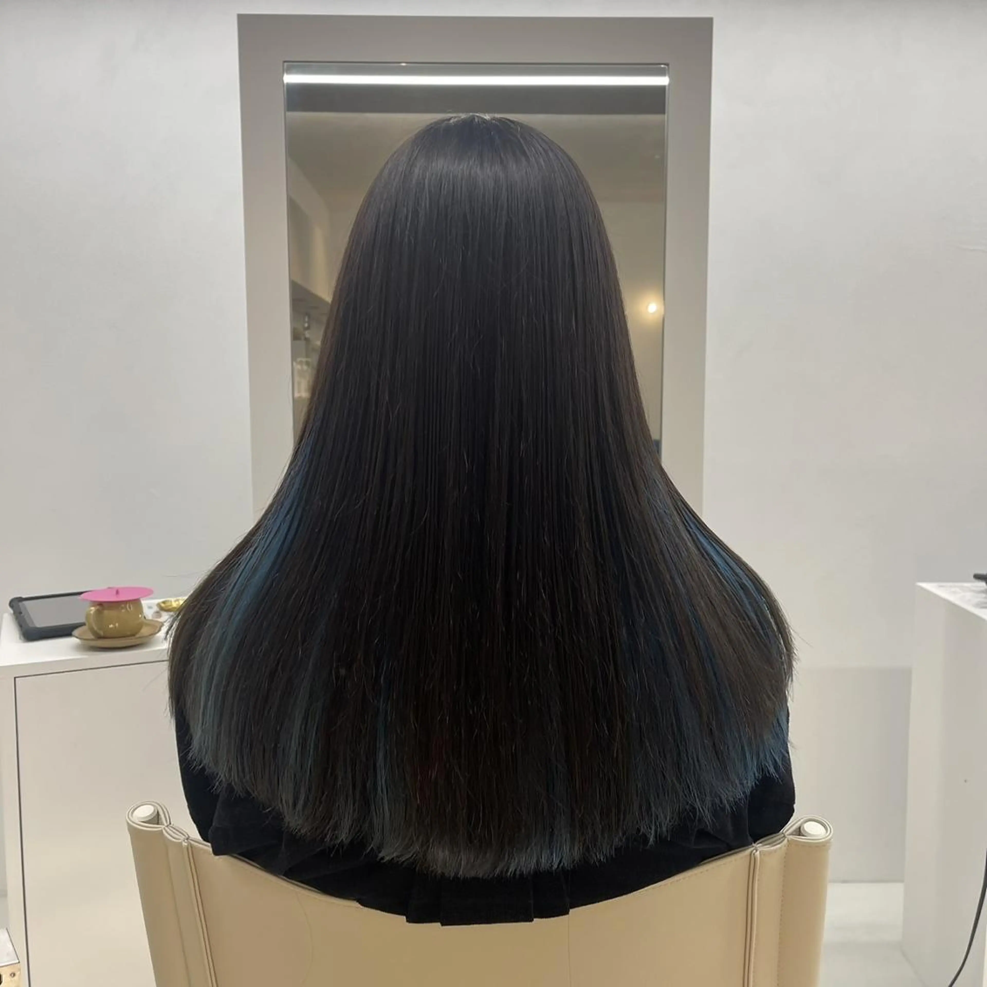 カラー ハイトーン/艶髪/ 暗髪/韓国/sanaのヘアスタイル