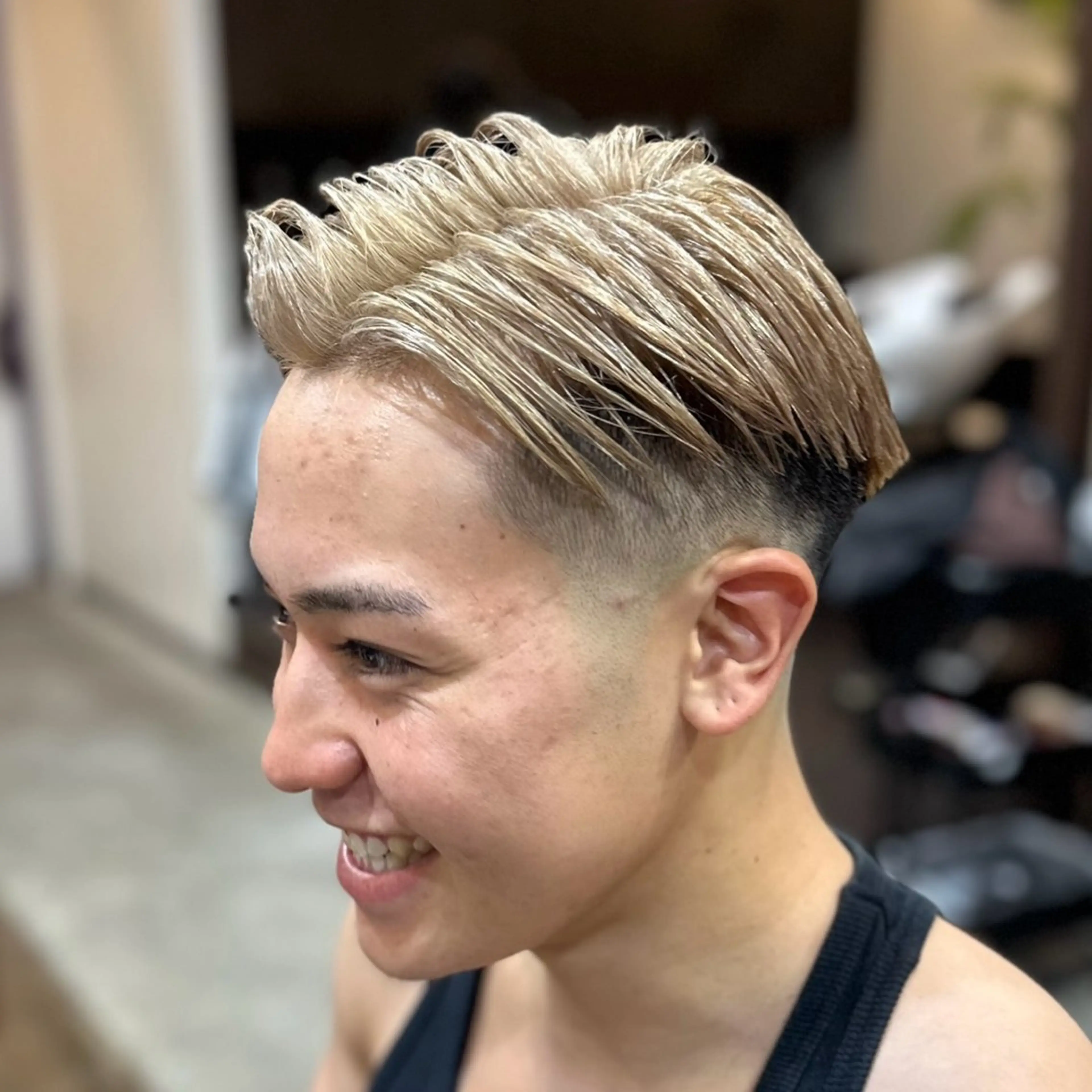 メンズ ヘアカラー トリートメント 🇺🇸ハイライト 🌵satsukiのヘアスタイル