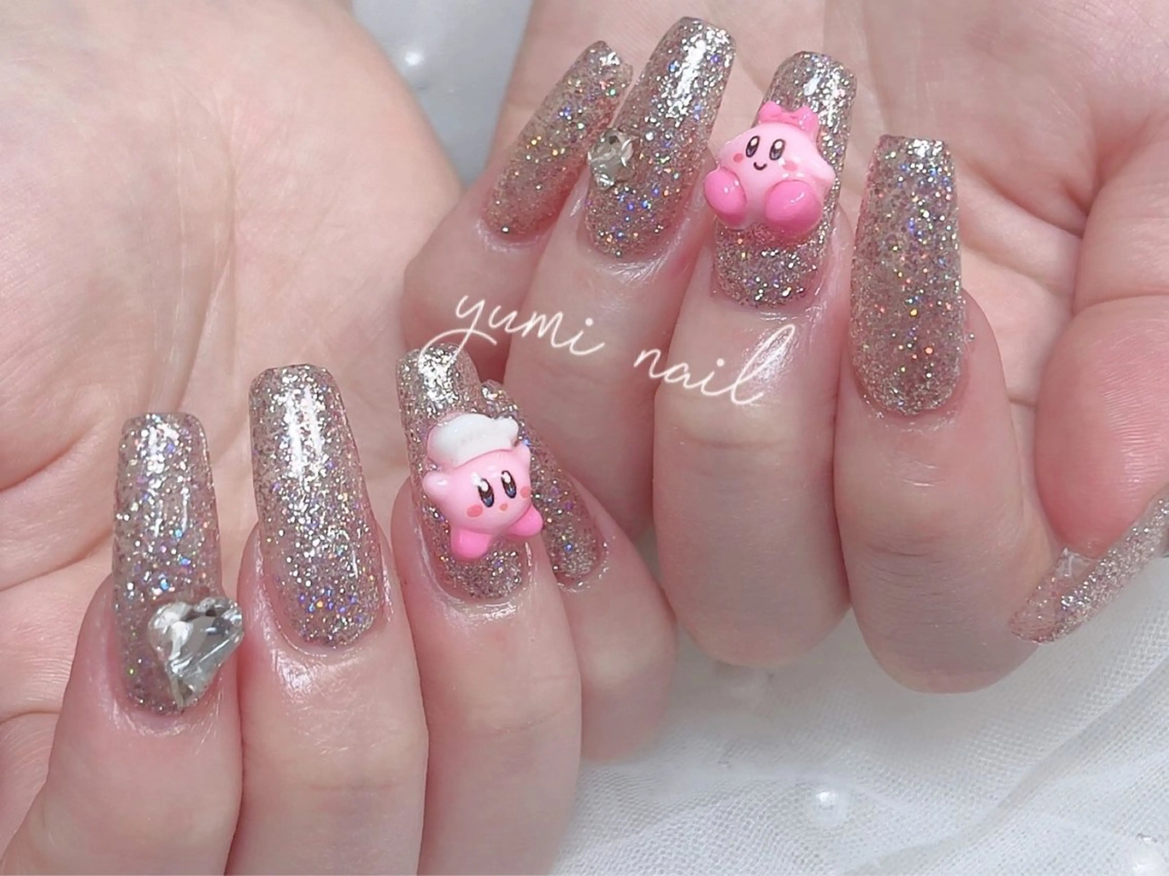 ネイル 𝐲𝐮𝐦𝐢🎀 長さ出しデザイン専門のネイルデザイン