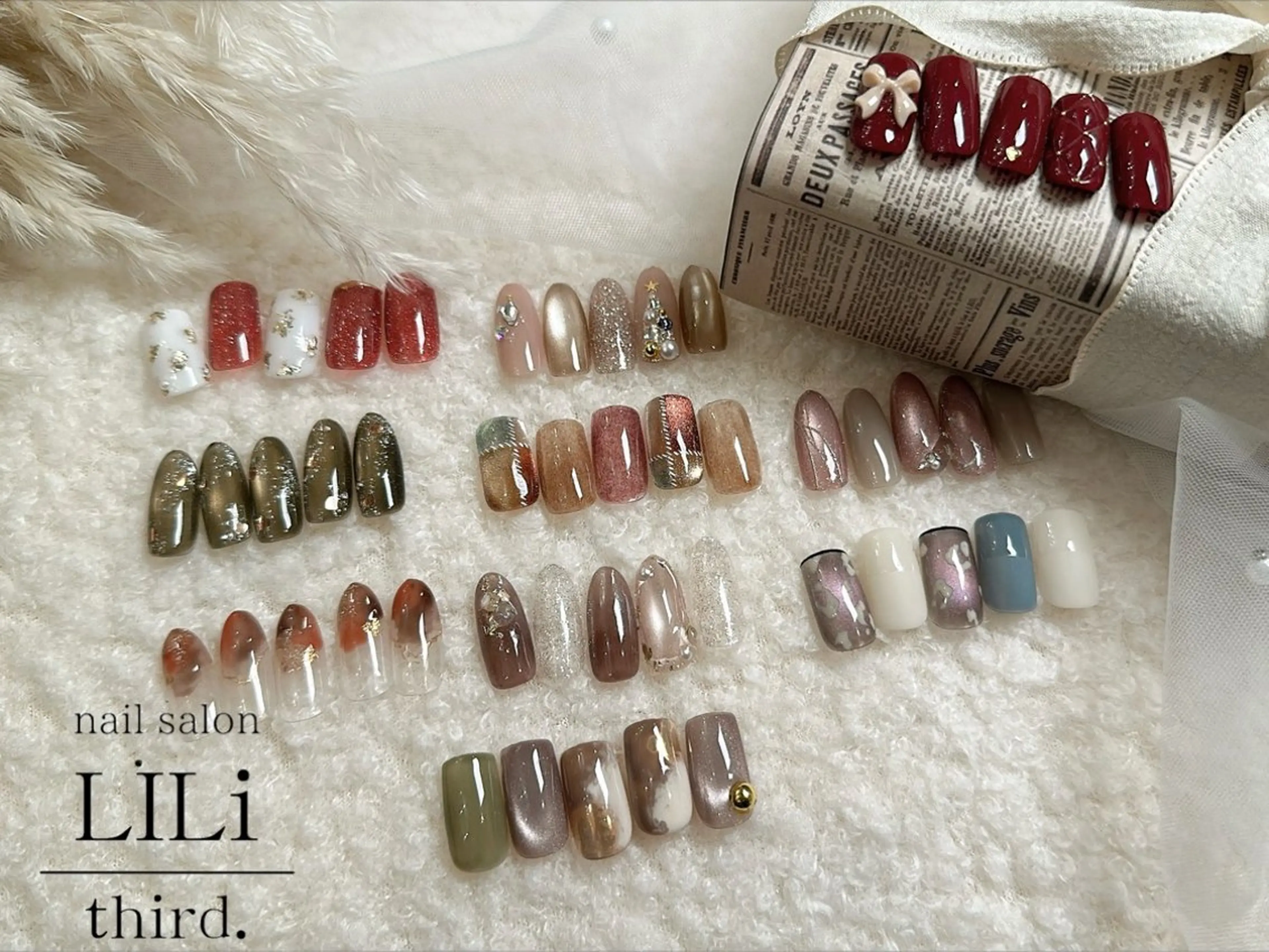 🤎秋デザインのマンスリーコース🧶【オフ込み】の写真