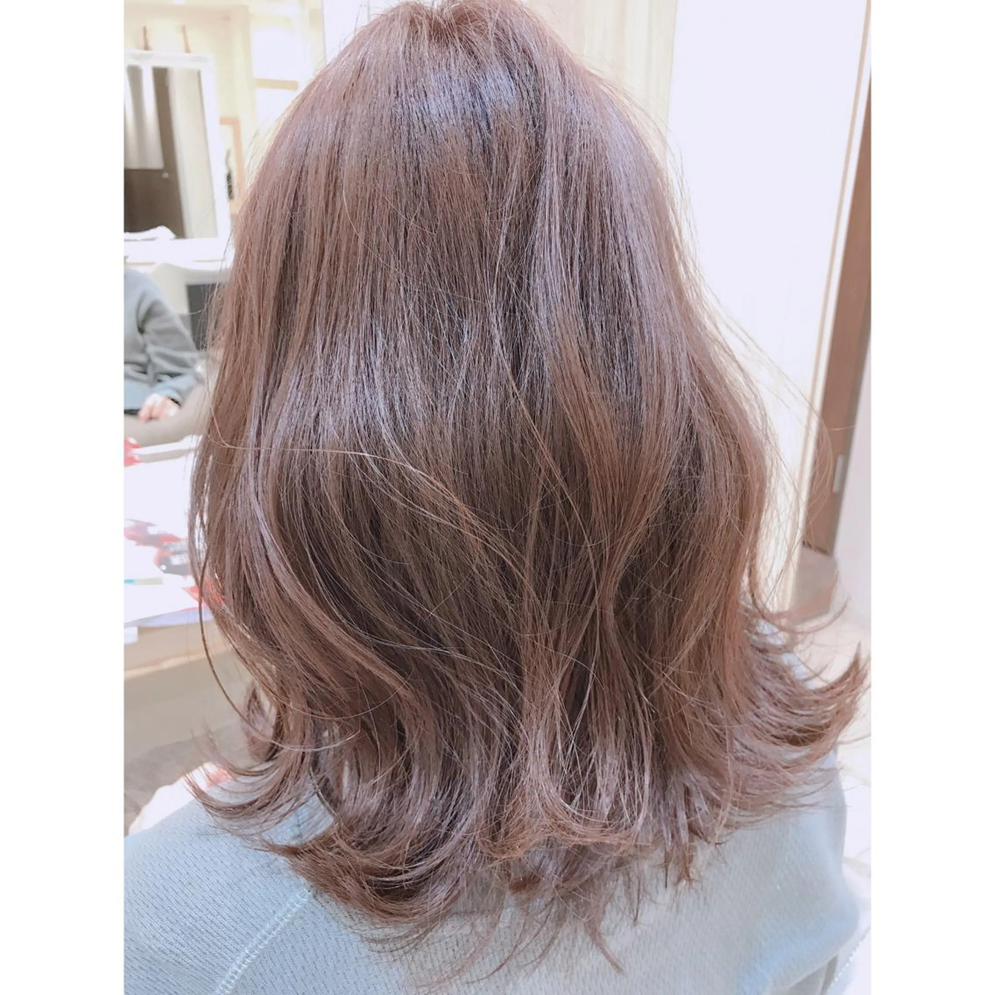 セミロング カラー 髪質改善/茅ヶ崎 マツモト リョウのヘアスタイル