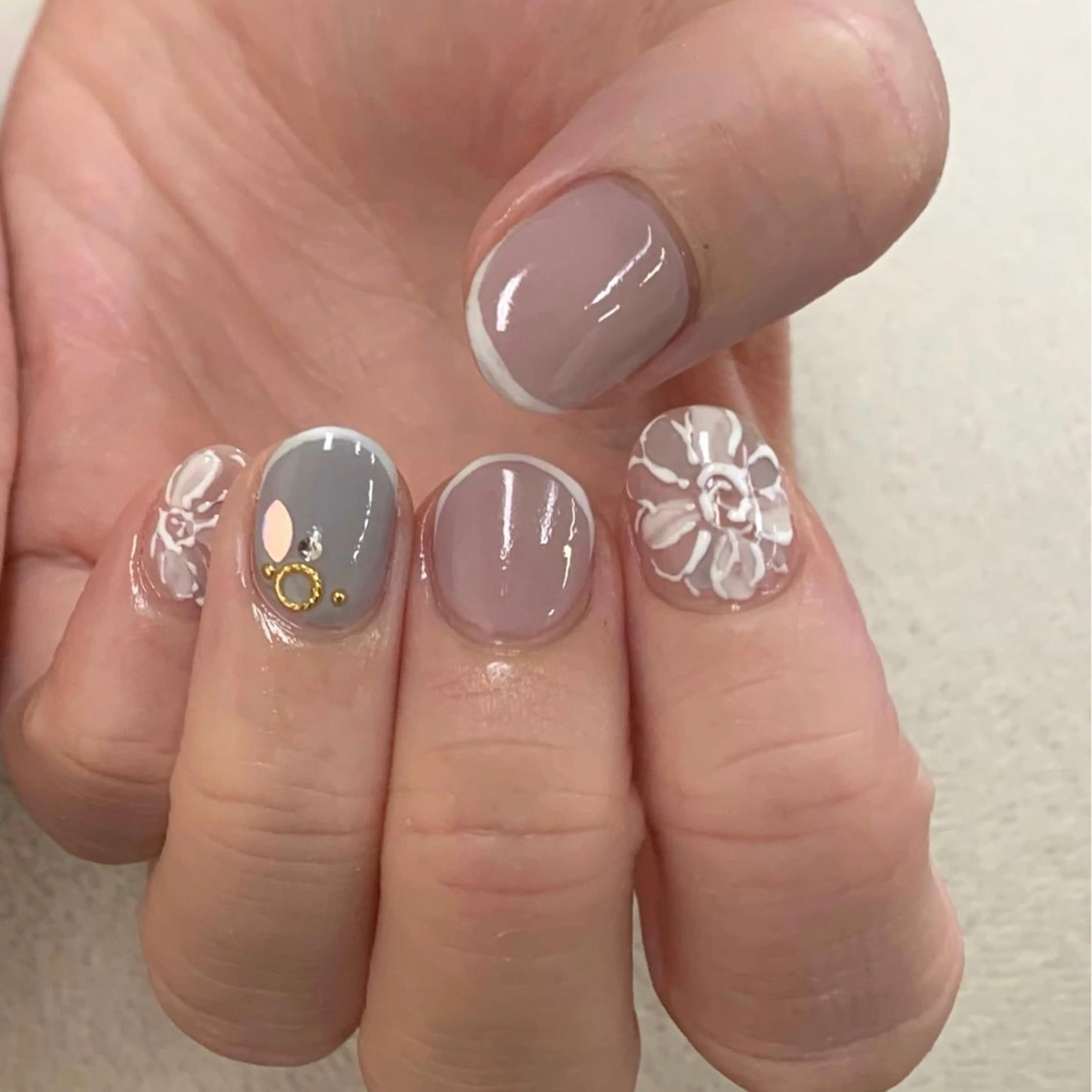 ネイル ハンドネイル アトリエ　ミモザ所属・いまむら あかりのネイルデザイン