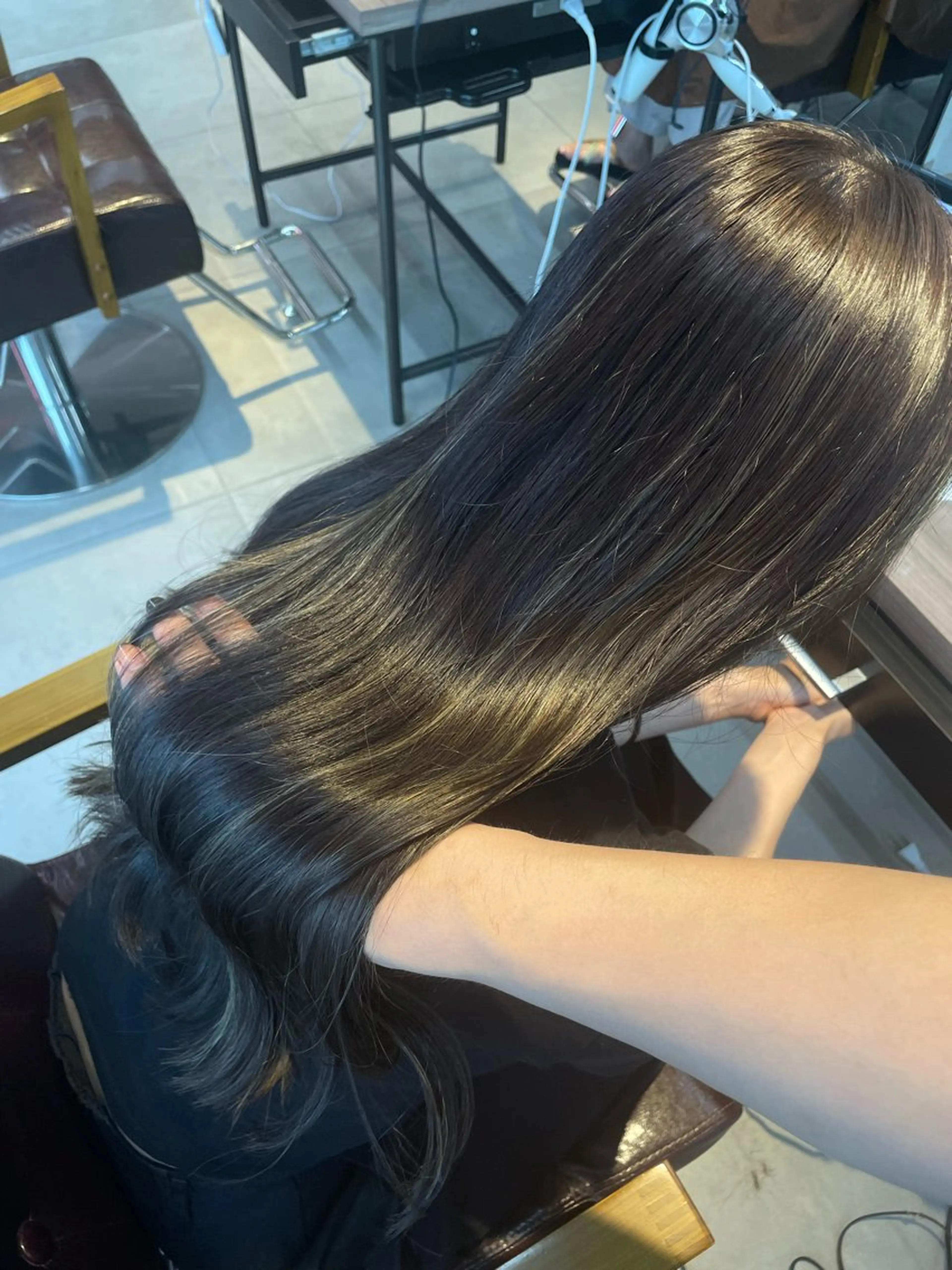 ロング カラー カット ヘアカラー トリートメント 辻堂メンズ特化 YU-YAのヘアスタイル