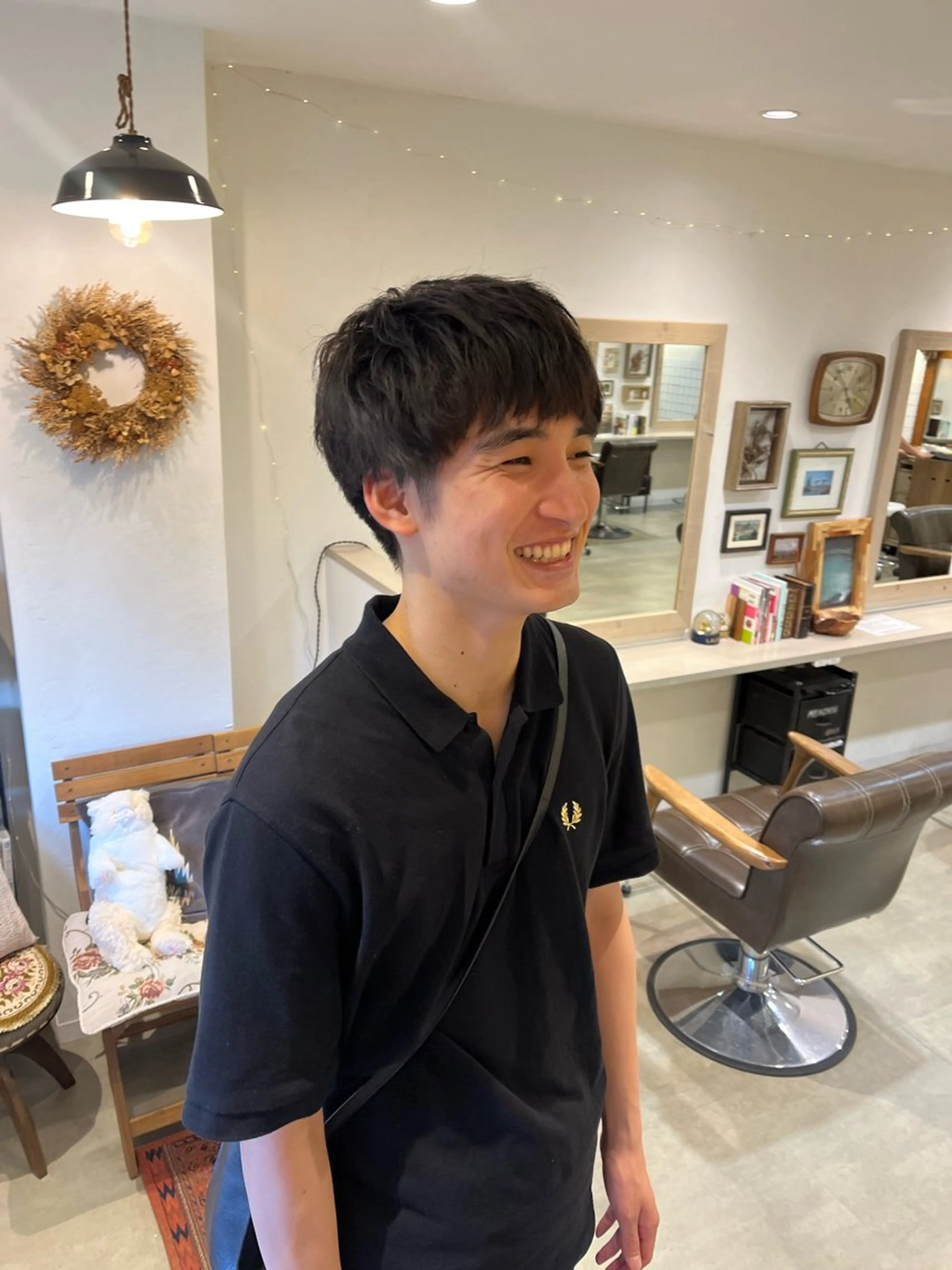 ショート メンズ Lamp所属・🌀メンズパーマ🌀 🐏丸山祐宇🐏のヘアスタイル