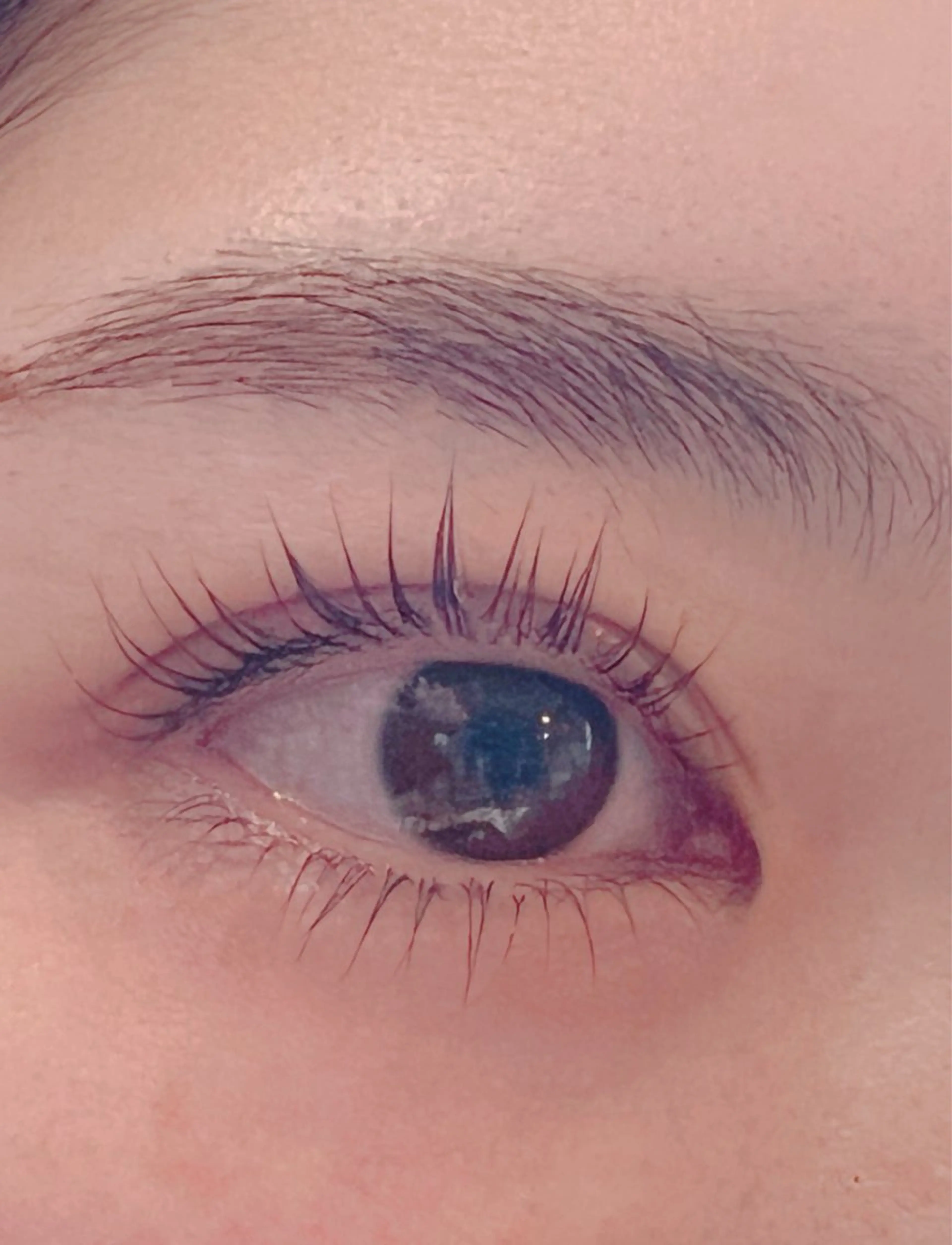 中顔面短縮★上下似合わせパーマ♦︎ケラチントリートメント仕上げ《シャンプー・コーティング付》逆さまつげ矯正♦︎の写真