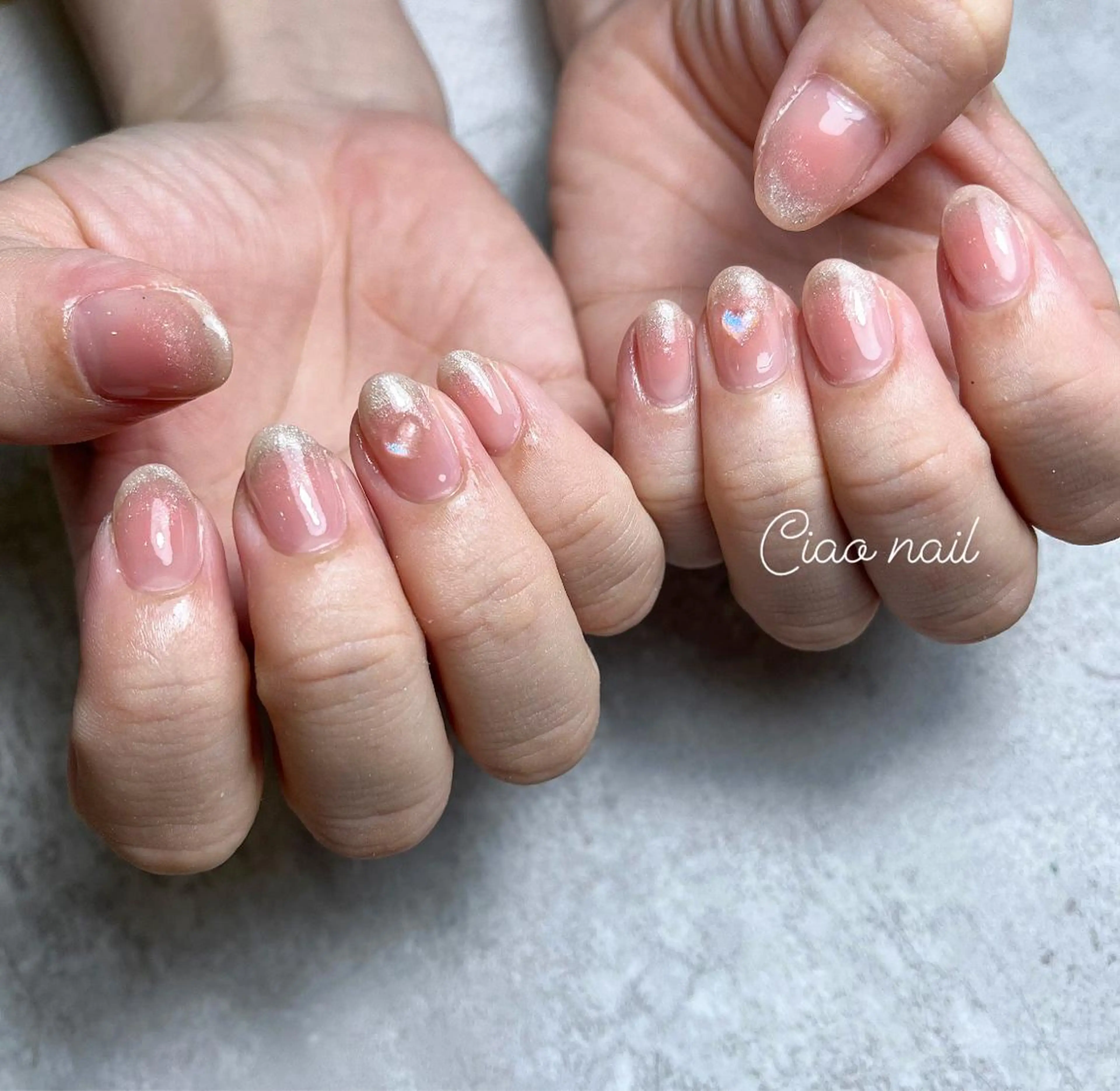 ネイル チークネイル マグネットネイル #Amin所属・#Amin nail salonのネイルデザイン