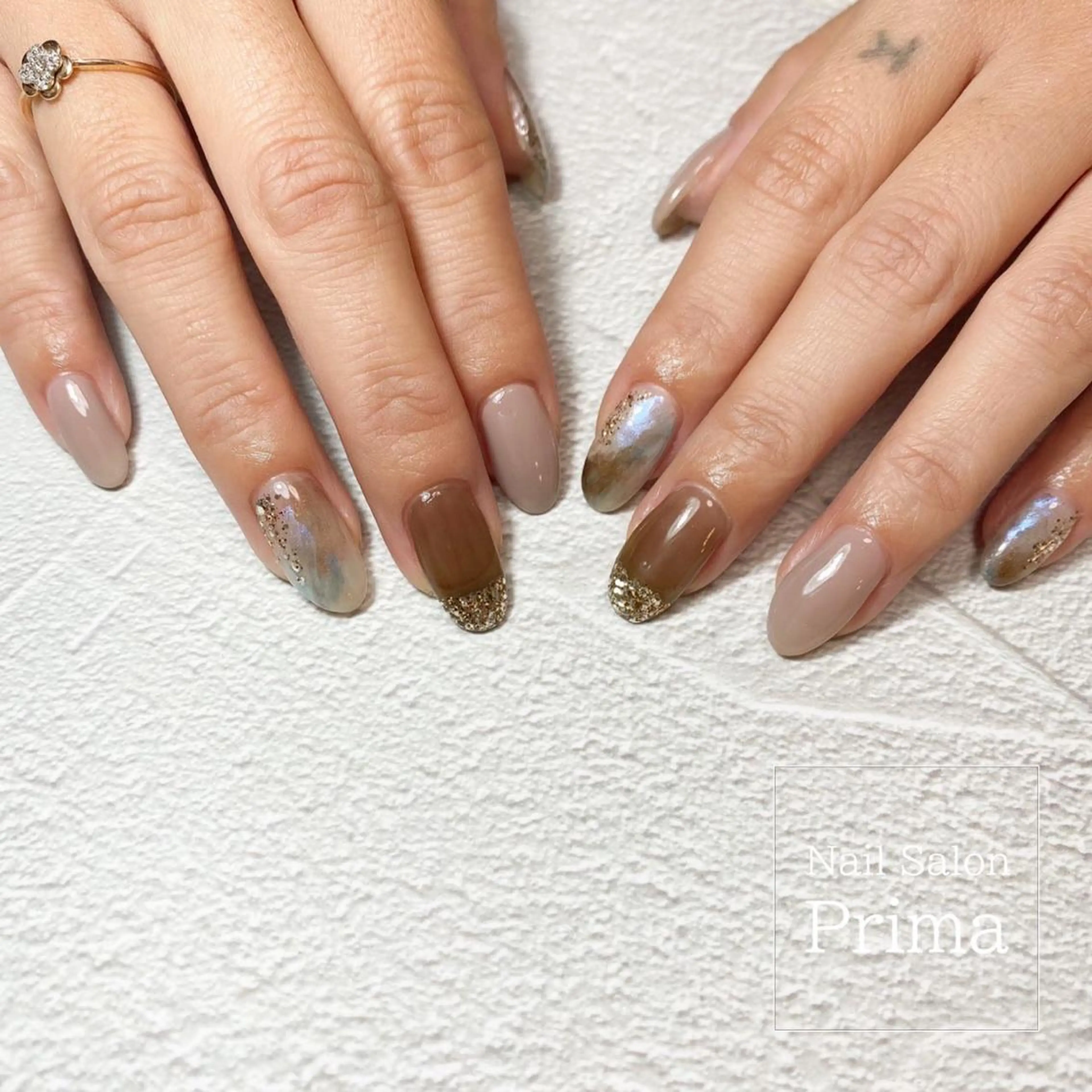 セミロング ネイル SalonPrima Nail & Eyeのマツエク・マツパデザイン