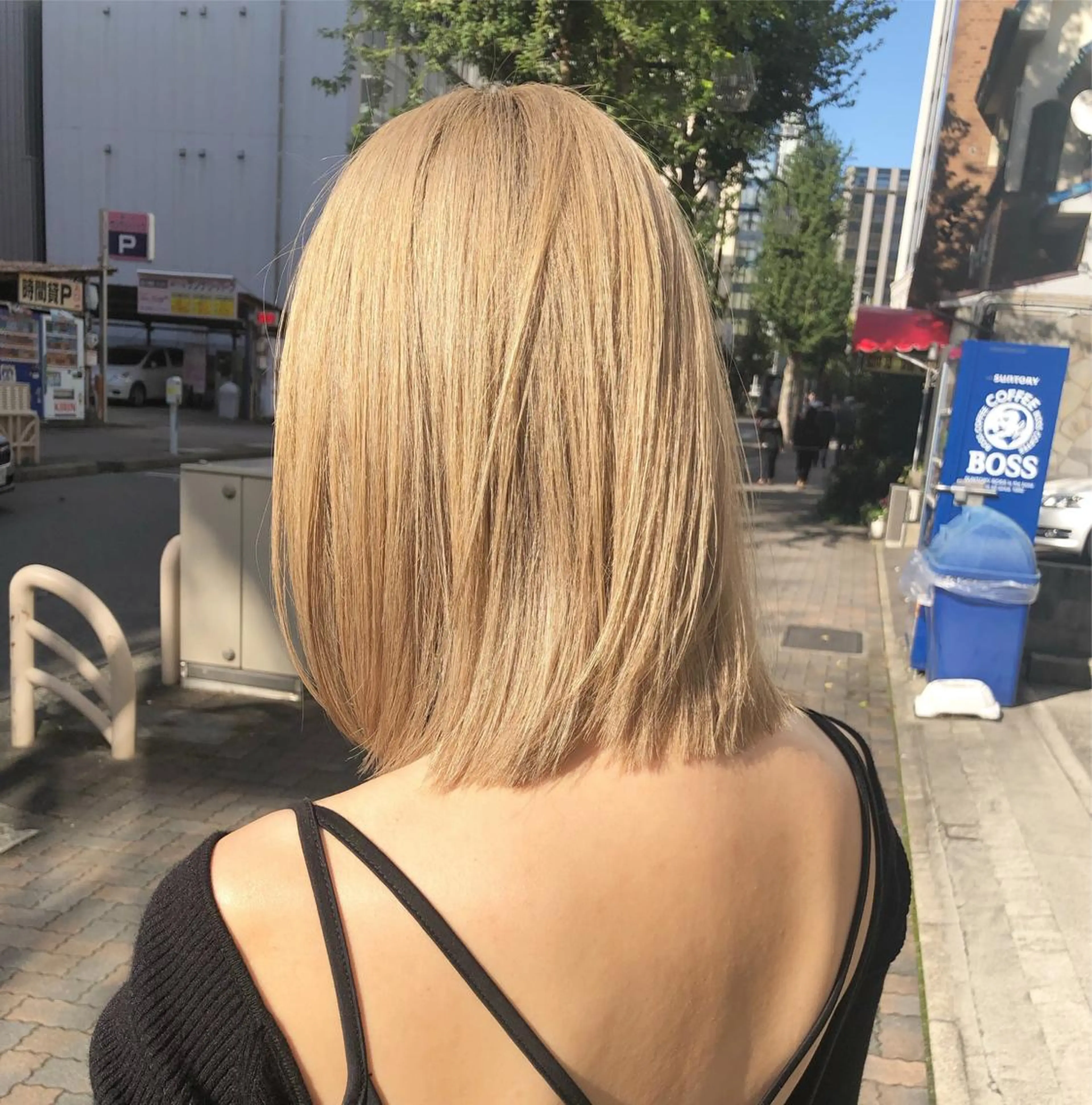 ミディアム カラー a rikaのヘアスタイル