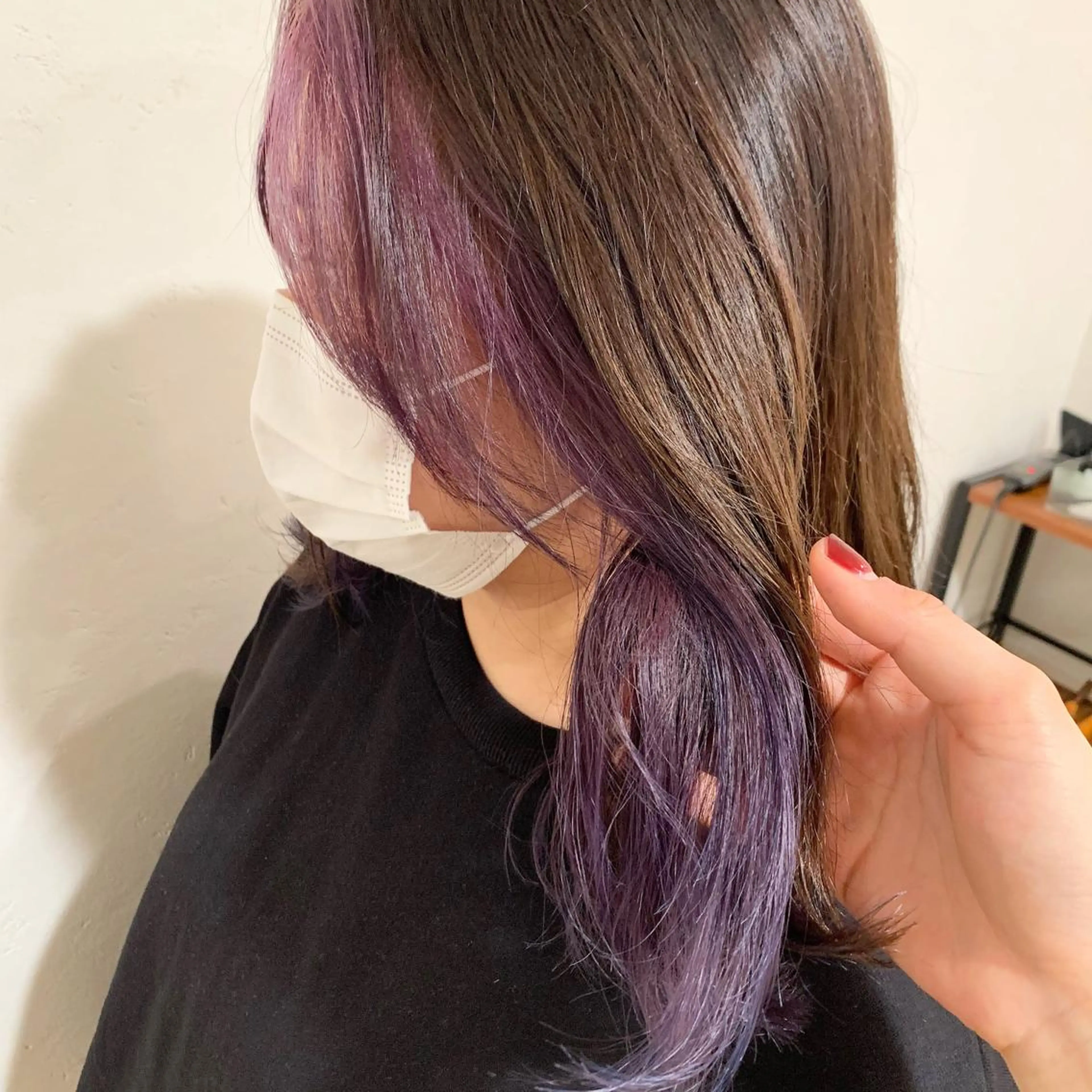 セミロング カラー Shall hair design(シャルヘアーデザイン)所属・平居 リサのヘアスタイル