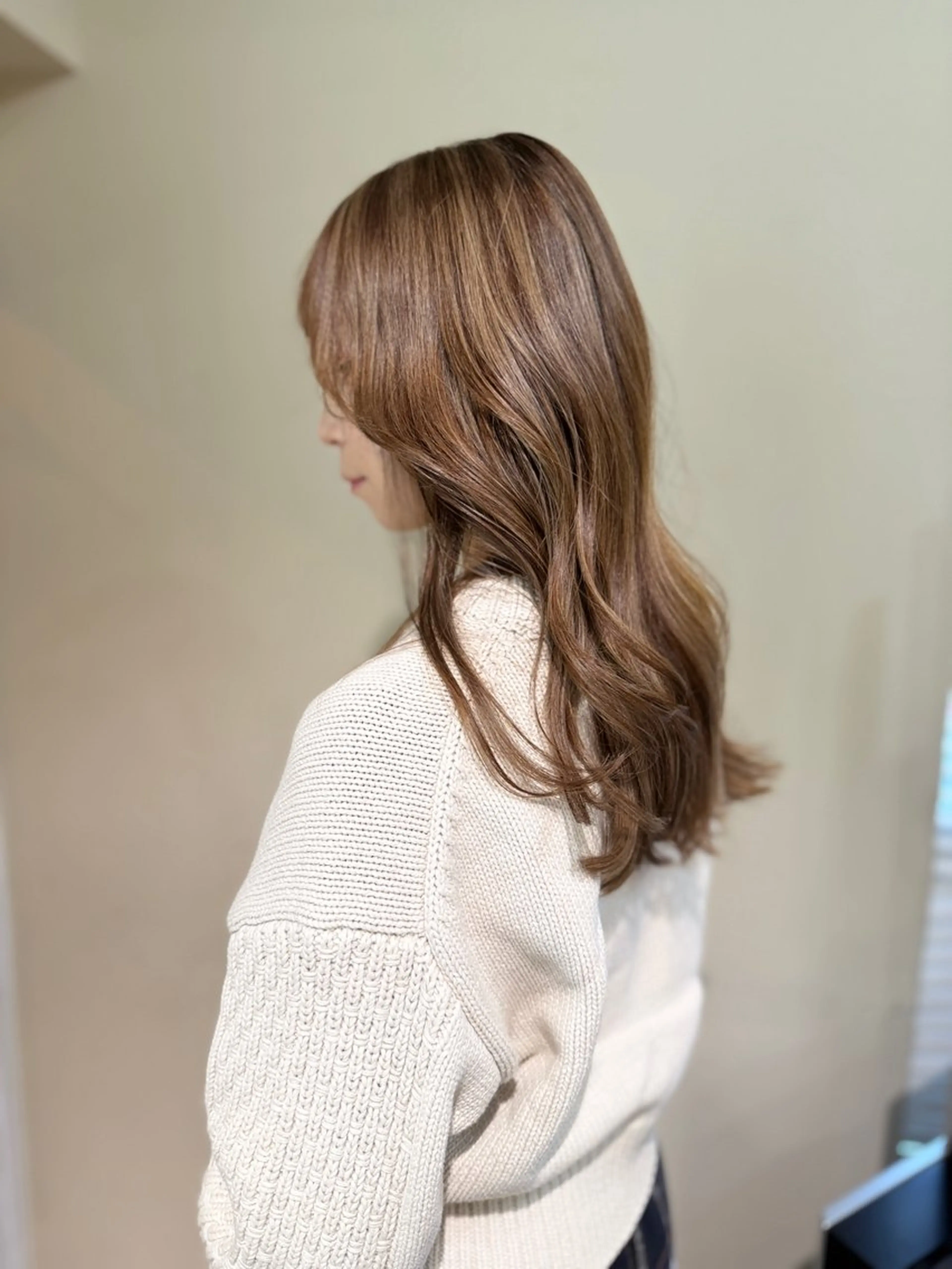 ロング カラー アディクシーカラー バレイヤージュ ブリーチ デザインカラー ダブルカラー カット ヘアカラー トリートメント opus 店長大和 レイヤー/赤み消しのヘアスタイル