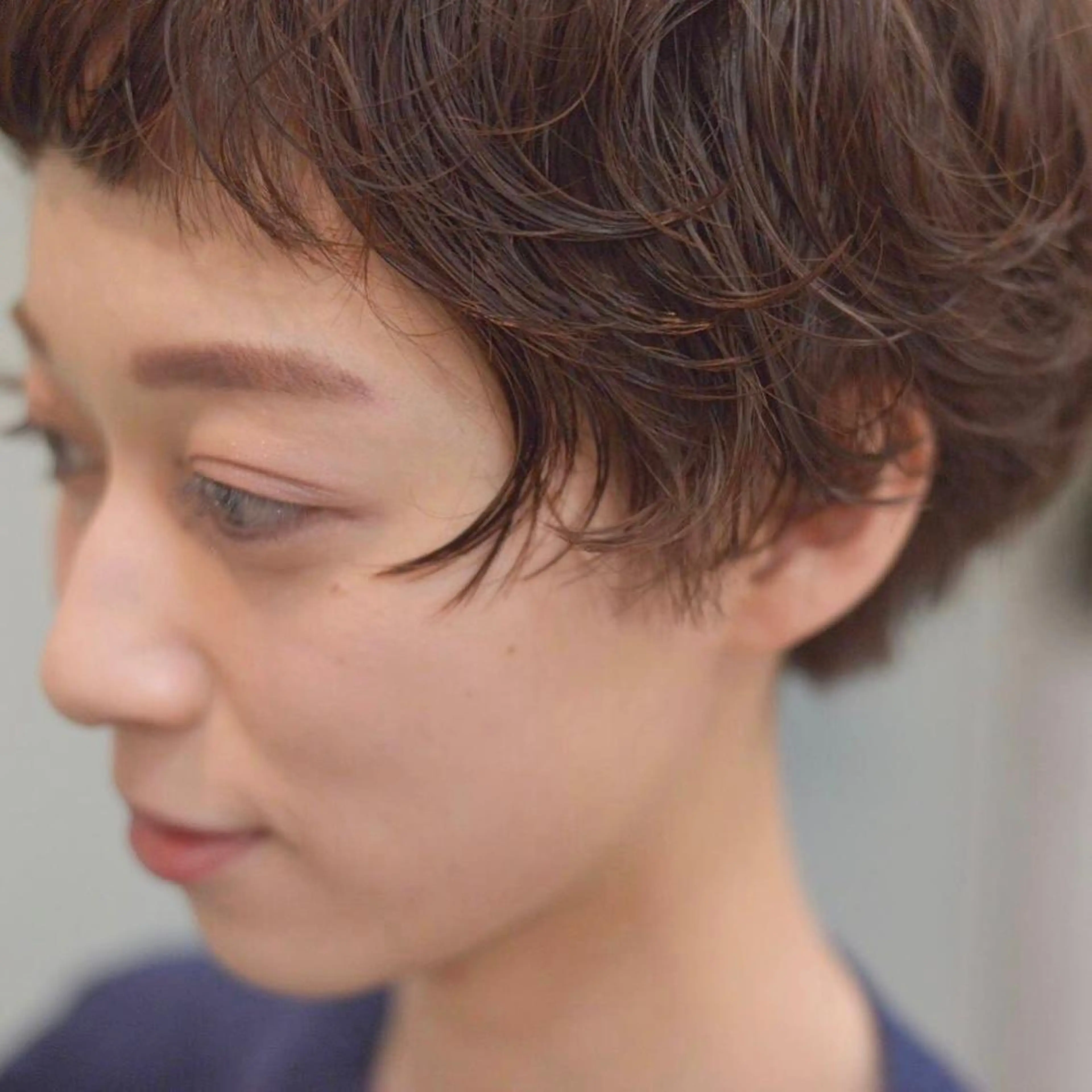 ショート パーマ ショートヘア ニュアンスパーマ tension 【テンション】のヘアスタイル