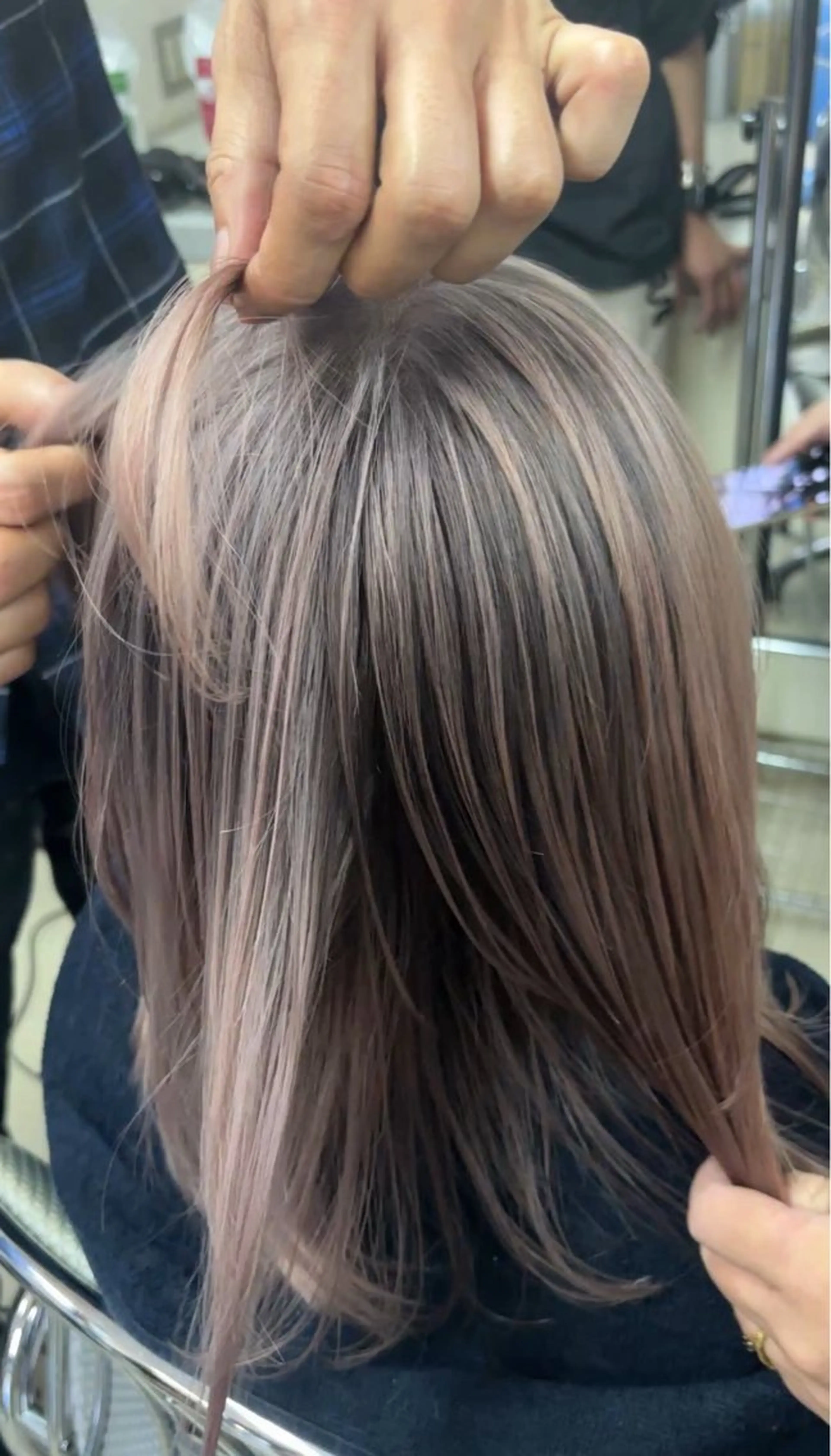 カラー バレイヤージュ ヘアカラー HARUKI  MINATO Japan広島紙屋町店所属・hmj紙屋町店 脊戸智志のヘアスタイル