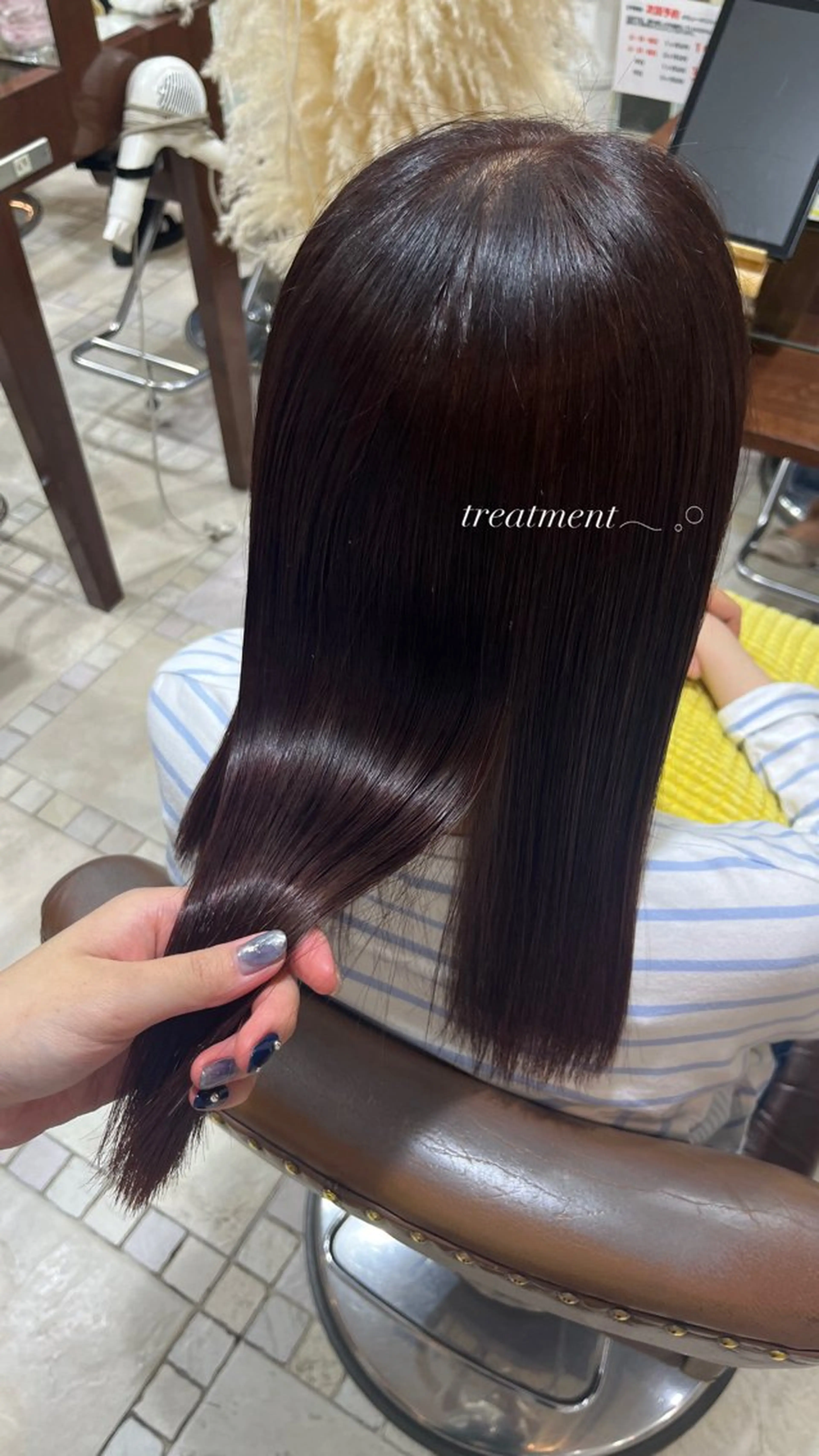 ロング トリートメント 酸熱トリートメント トリートメント 透明感カラー／ 艶感カラー／RAMUのヘアスタイル