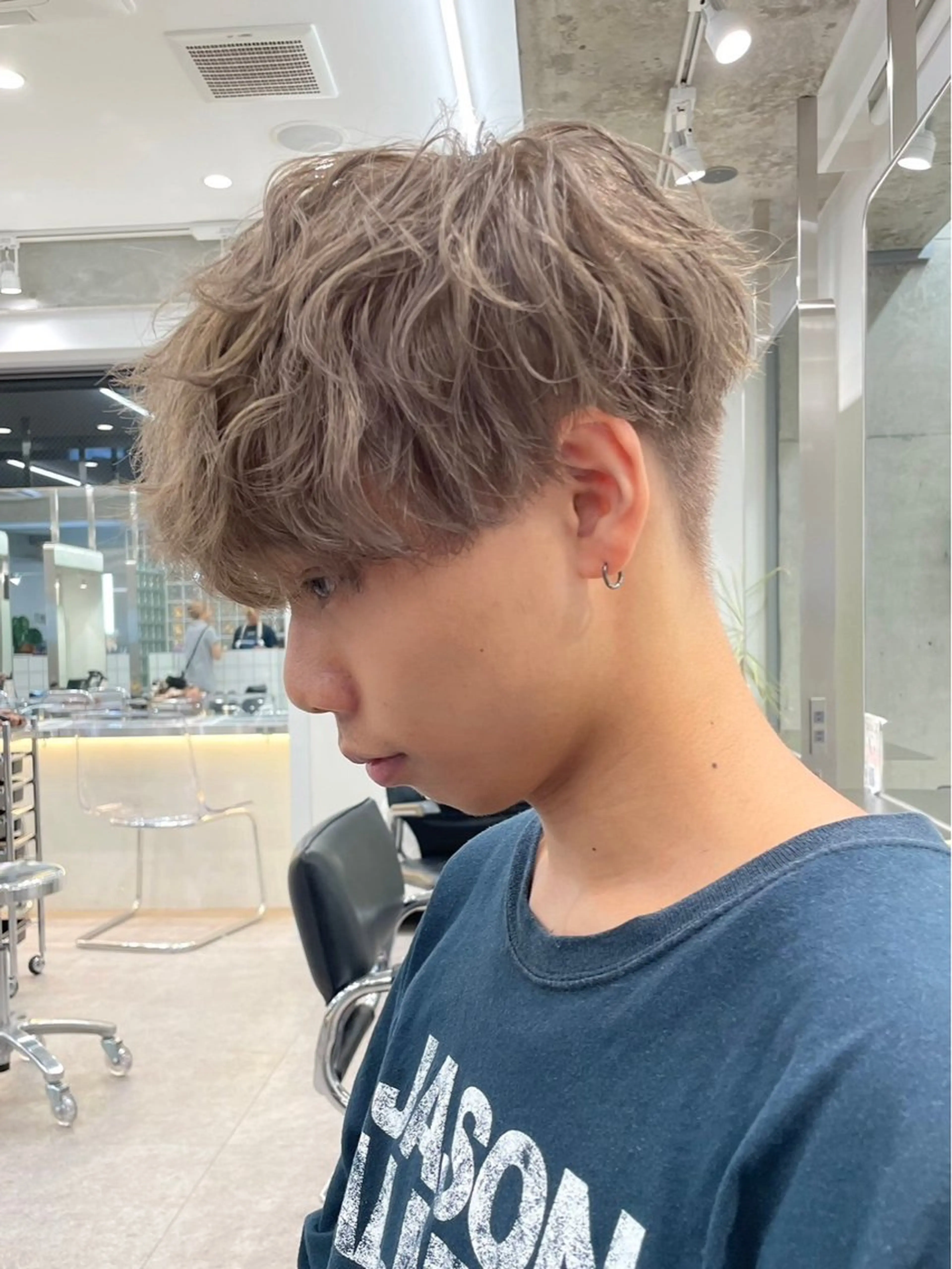 ショート メンズ マッシュ 刈り上げ Cinq所属・ハイライト🌟/ ボブ/豊田のヘアスタイル