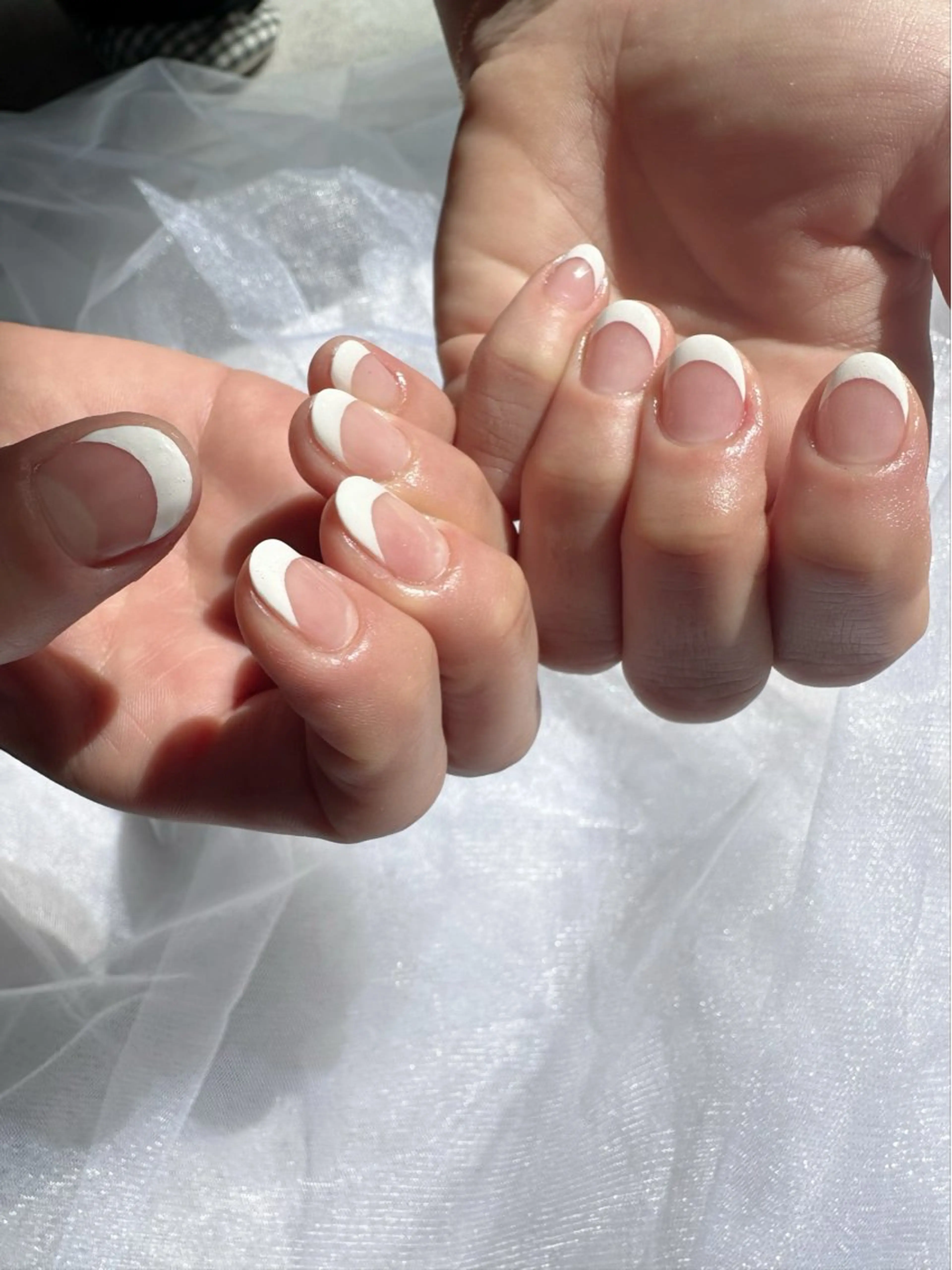 ネイル クリアネイル フレンチネイル 卒業式 氷ネイル・うるうるネイル 韓国ネイル 🪞KAPE NAIL 🪞のネイルデザイン