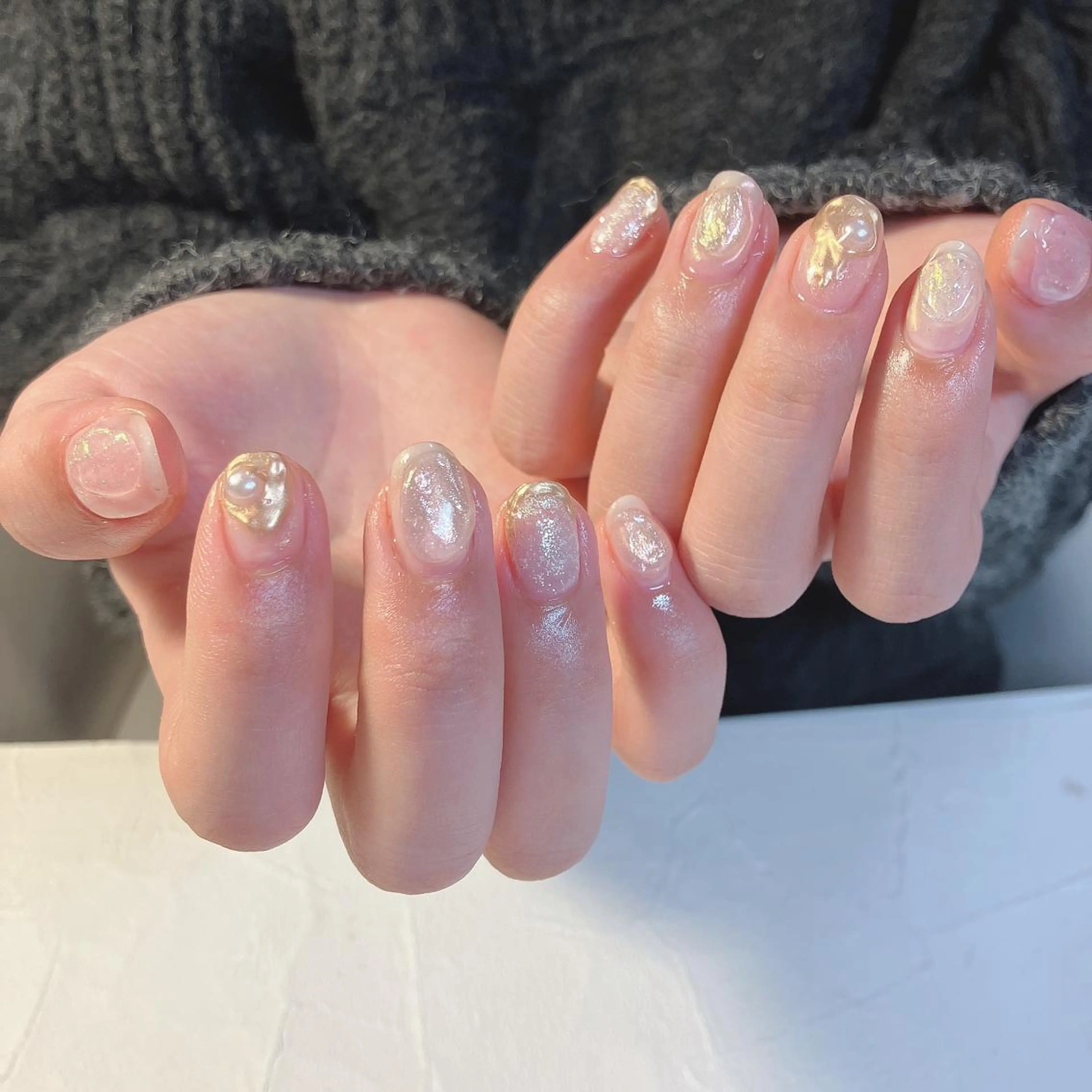 ネイル ニュアンスネイル ハンドネイル nails 🎀meのネイルデザイン