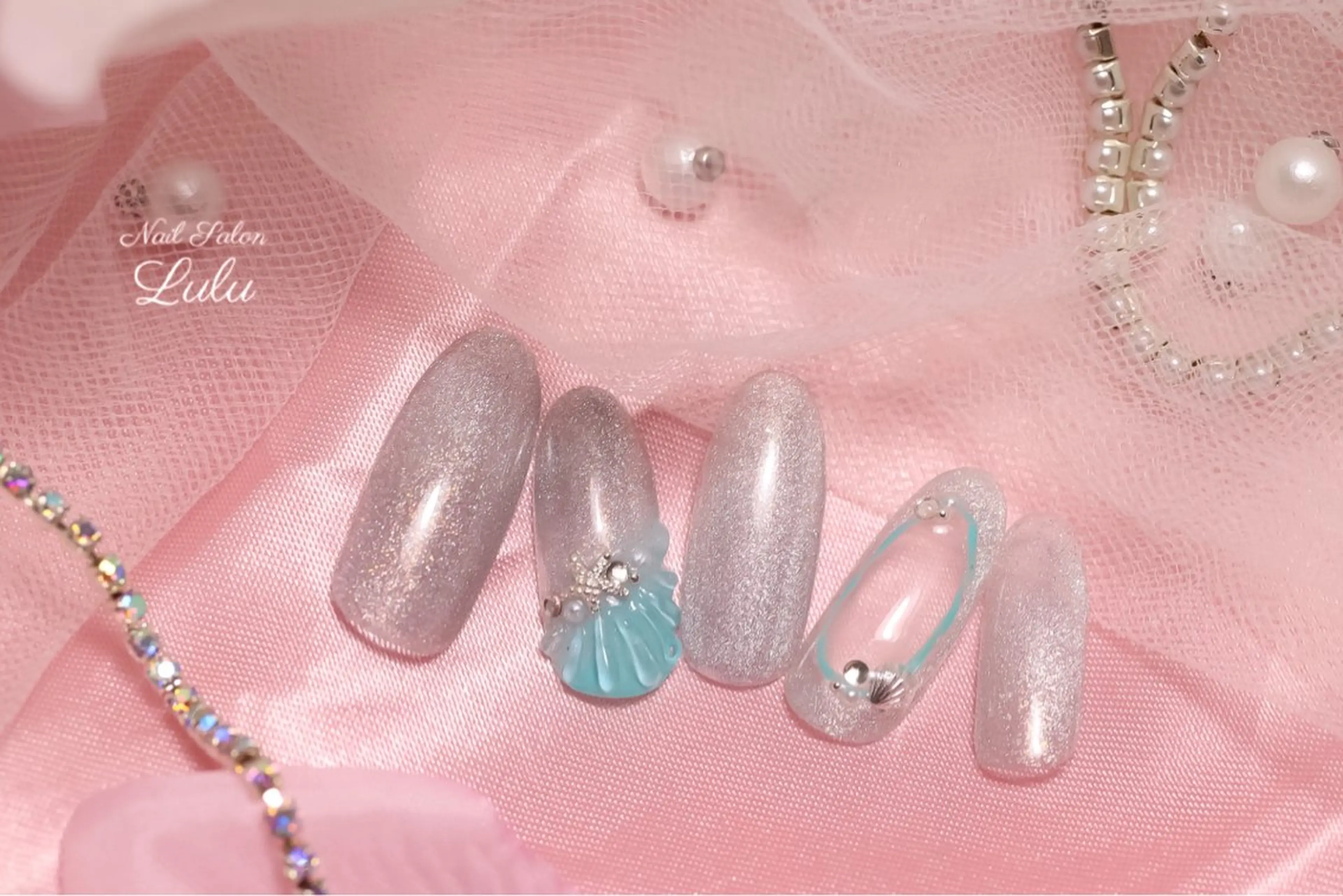 ネイル Lulu nail salon 南堀江店所属・西村 あやかのネイルデザイン