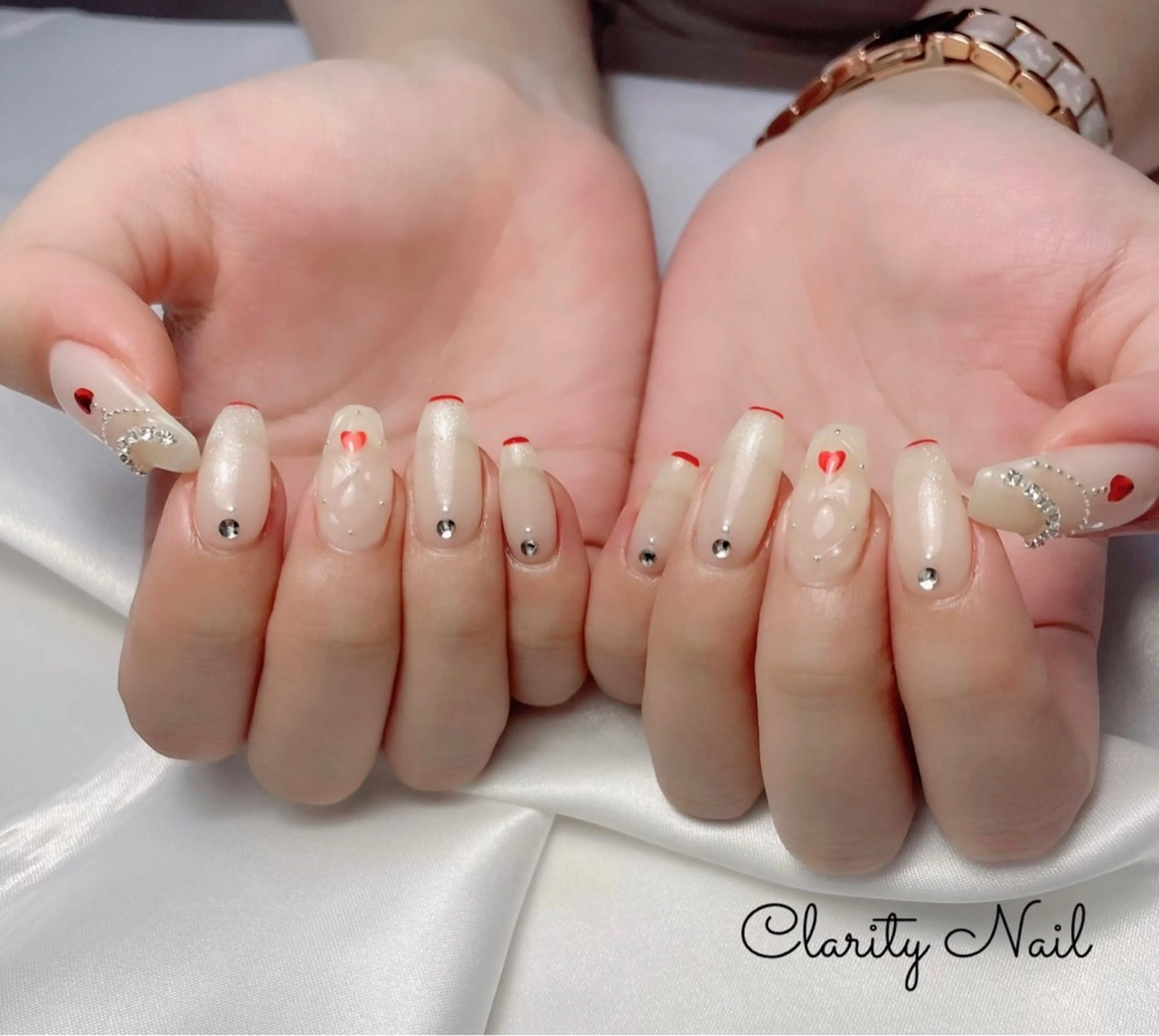 ネイル アートネイル 持ち込み ハンドネイル Clarity Nailのネイルデザイン