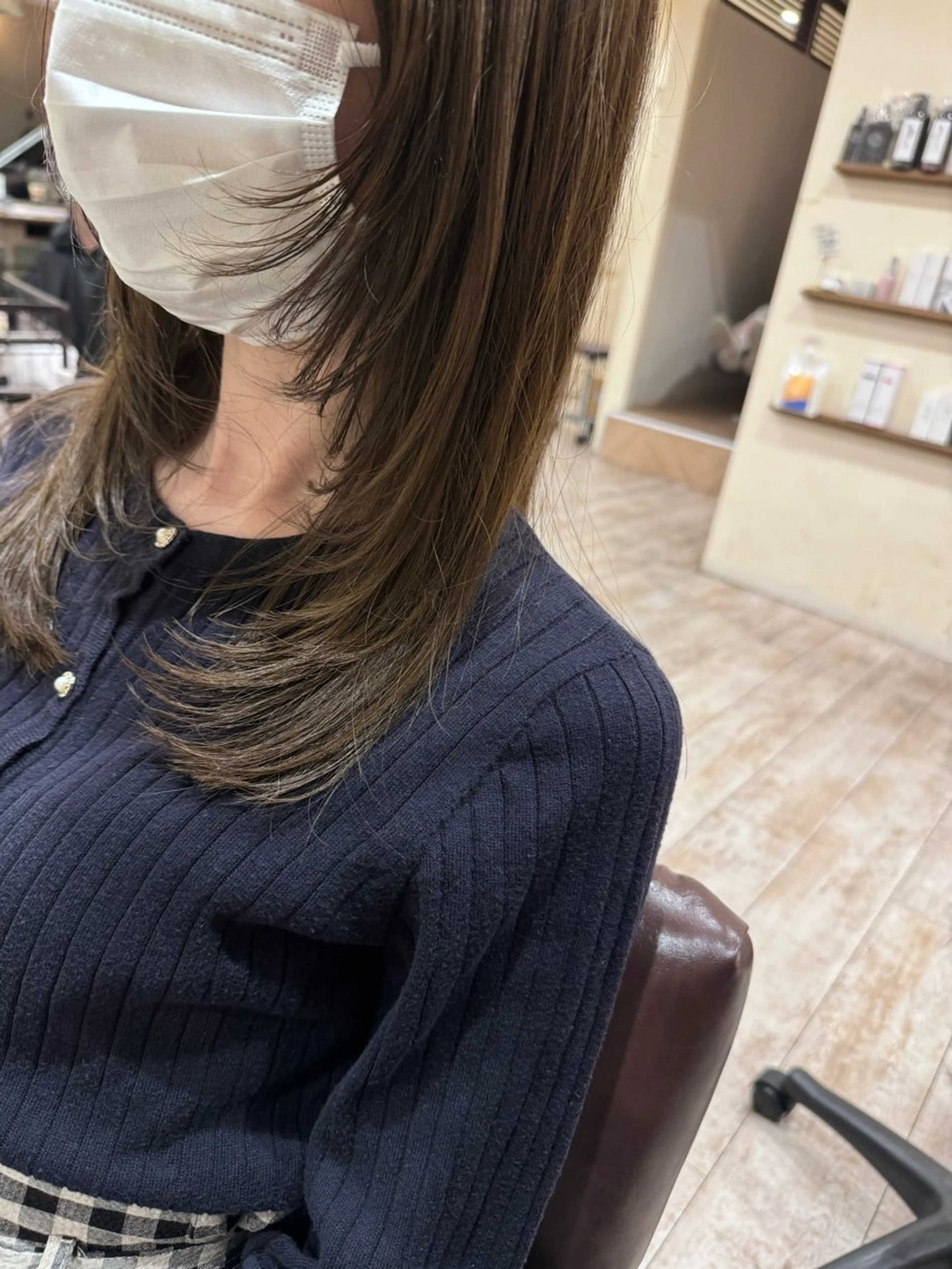 ロング カラー 髪質改善 レイヤーカット トリートメント カット ヘアカラー トリートメント 新越谷noble店長 松本拓也▶◀*.のヘアスタイル