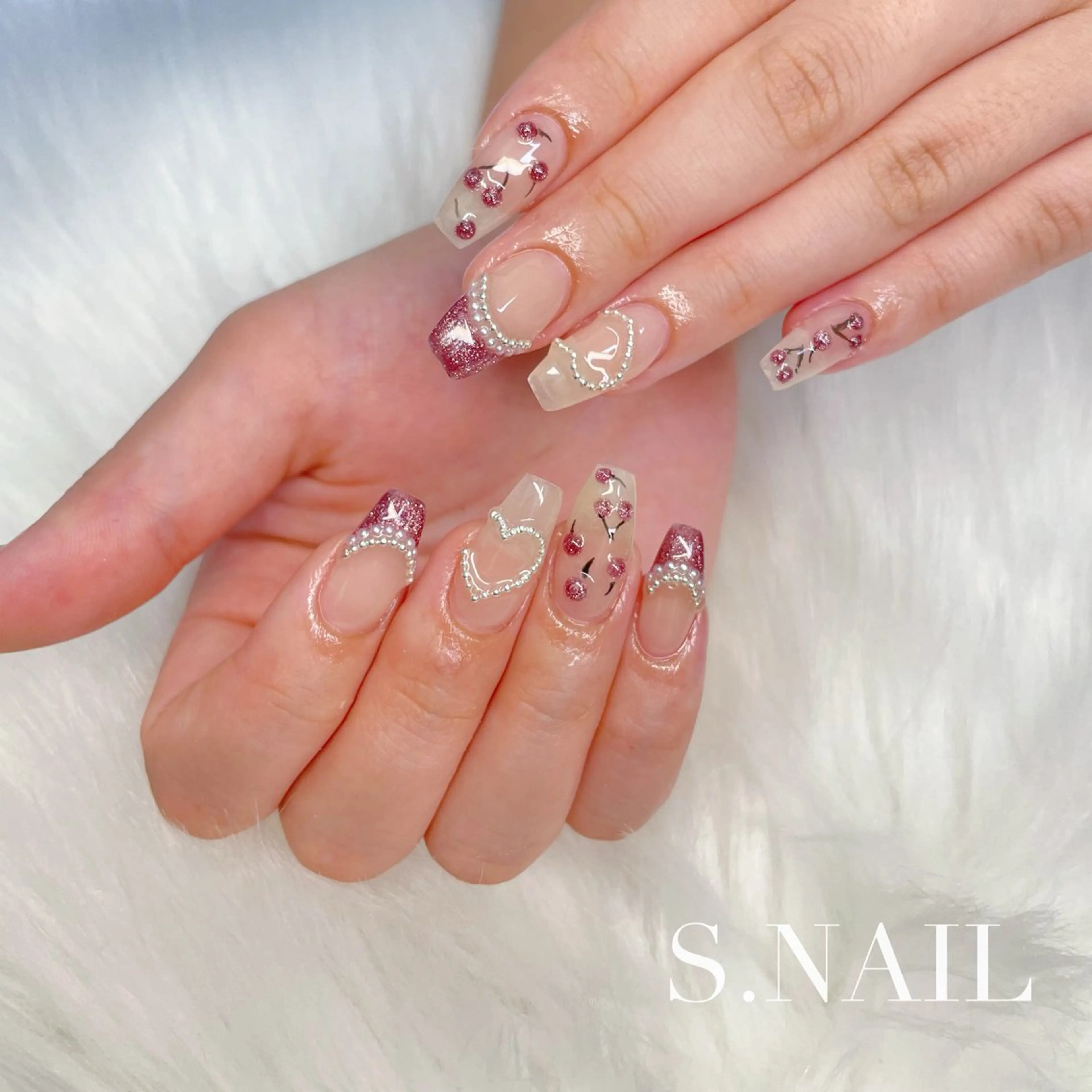 ネイル 持ち込み ハンドネイル S♡NAIL所属・S.NAIL Suuのネイルデザイン