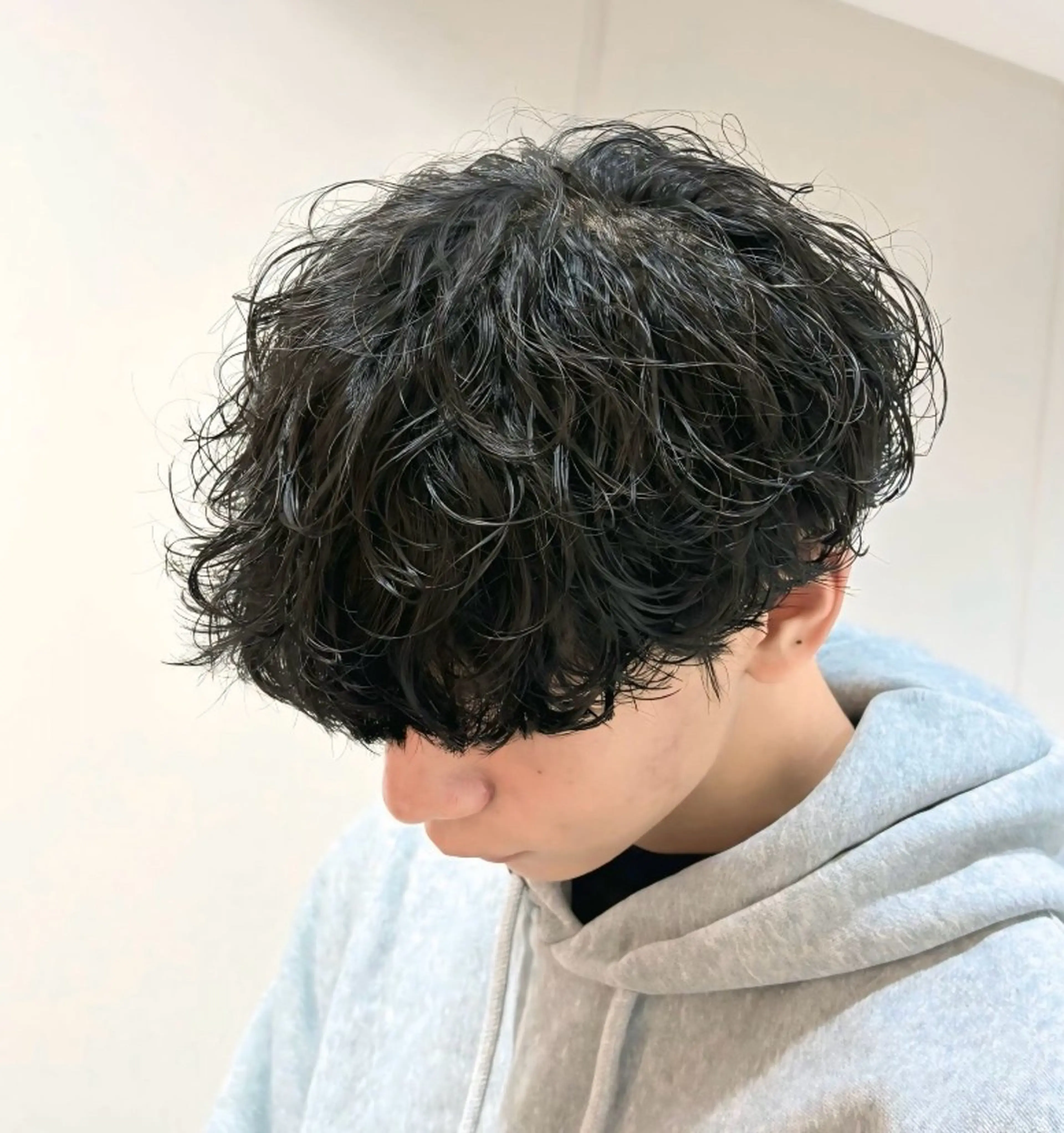 ショート パーマ メンズ カット パーマ 【メンズ特化】 池田大成✂︎のヘアスタイル