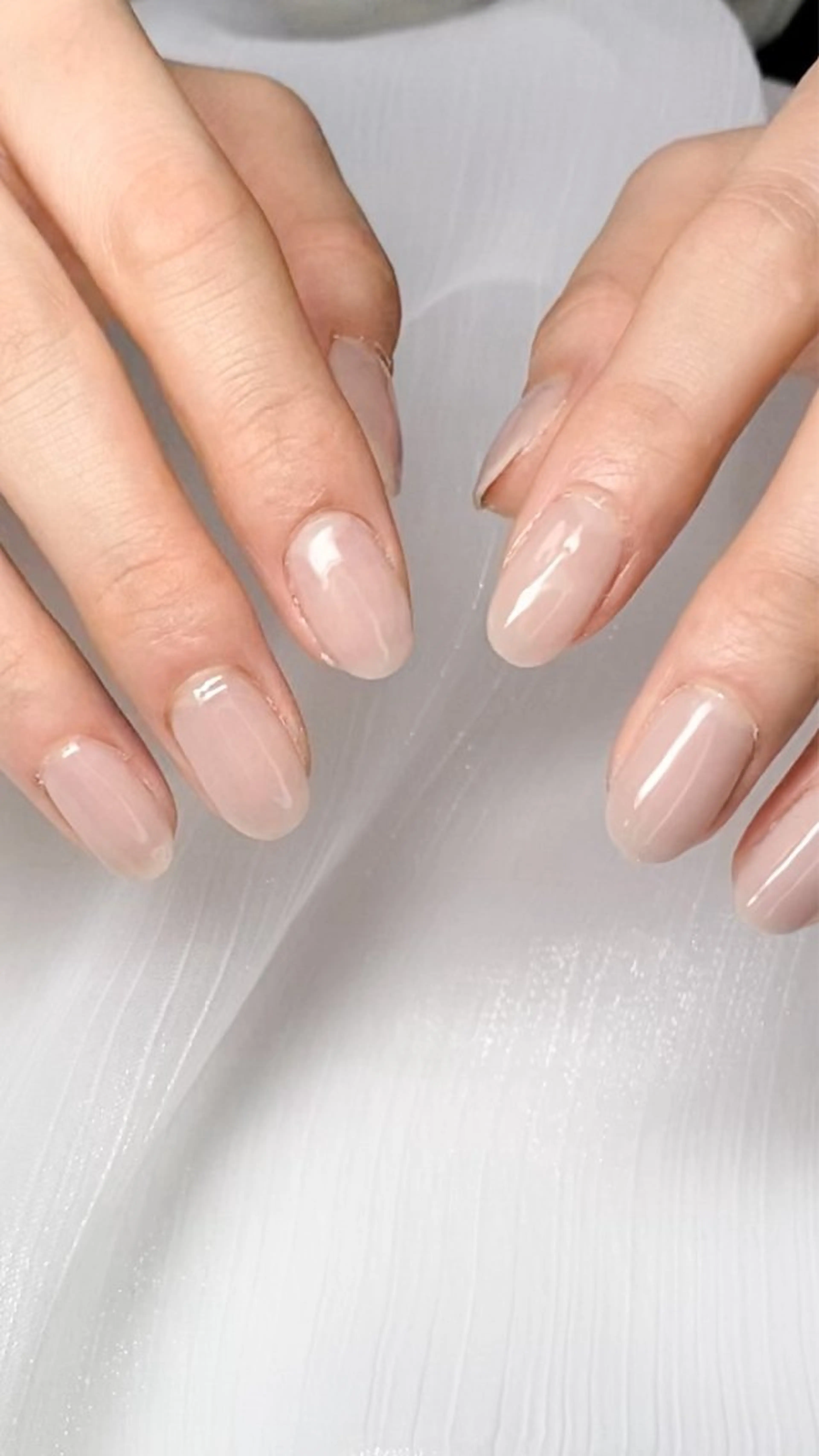 ネイル ワンカラーネイル ネイル空間所属・muguet🎀 nailのネイルデザイン