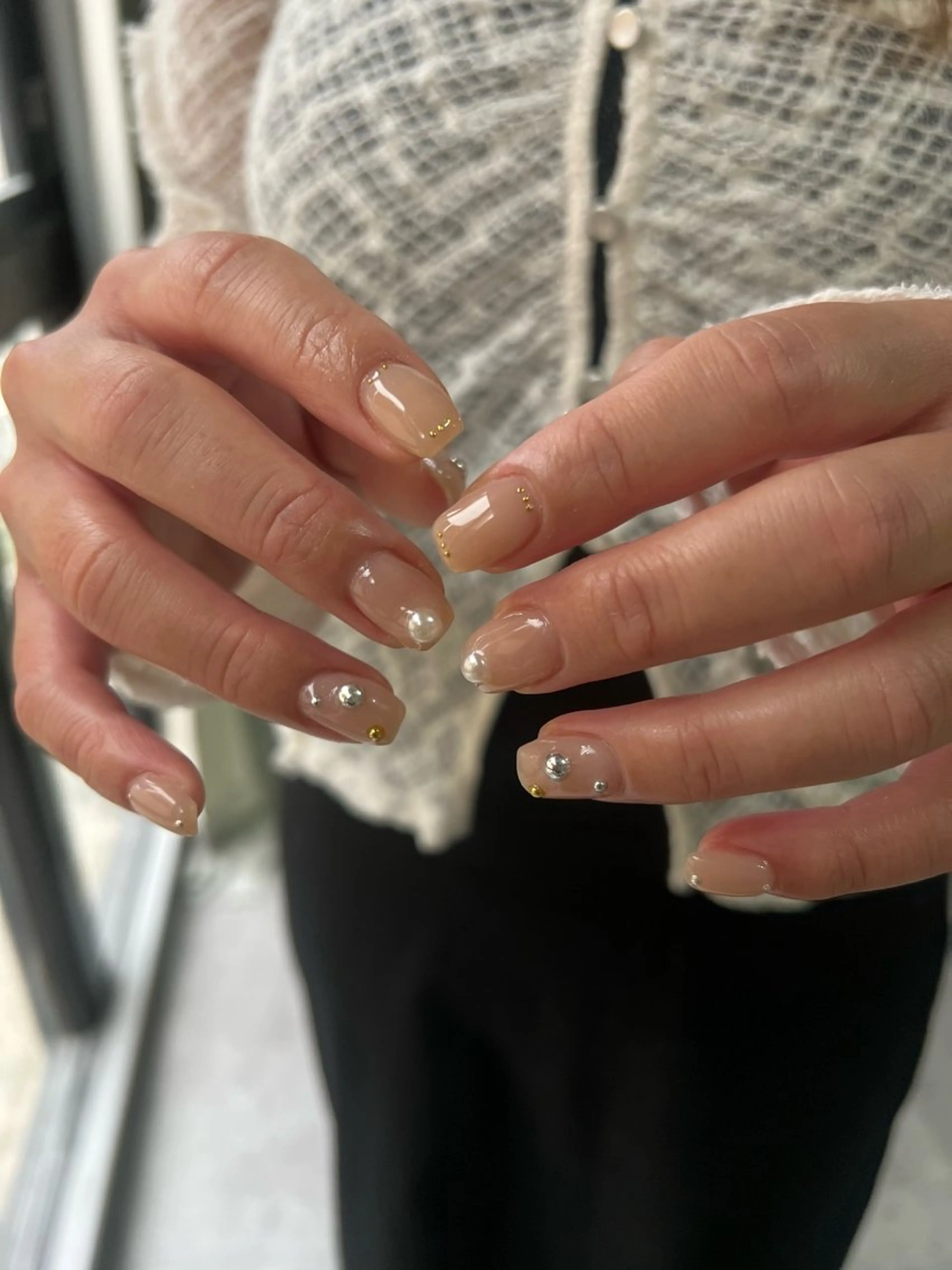 ネイル ハンドネイル Hata nail 🎀個性派ニュアンスのネイルデザイン