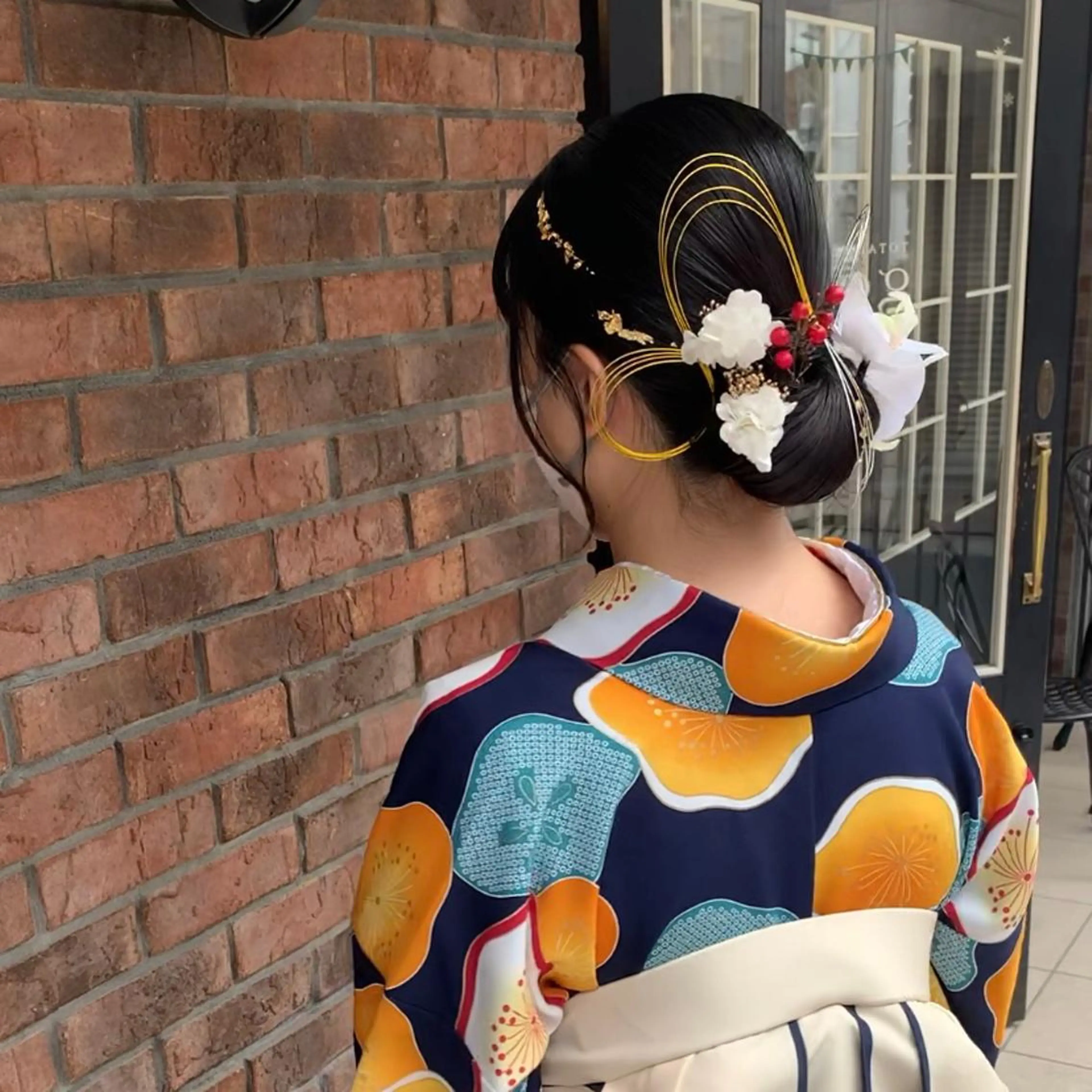 袴着付け+ヘアセットの写真