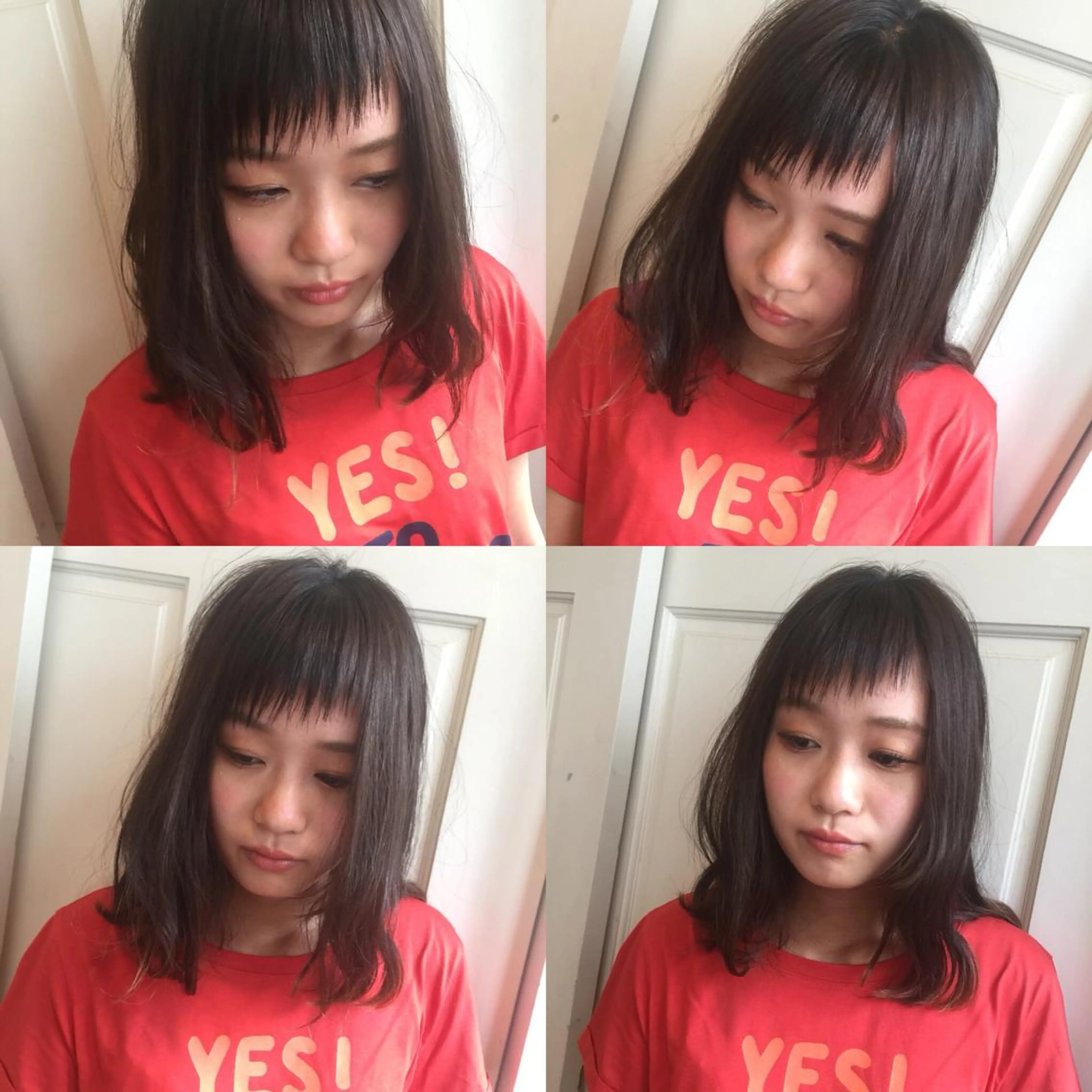 ミディアム ホワイト&レイヤーカ ットエクステ長畠俊輔のヘアスタイル